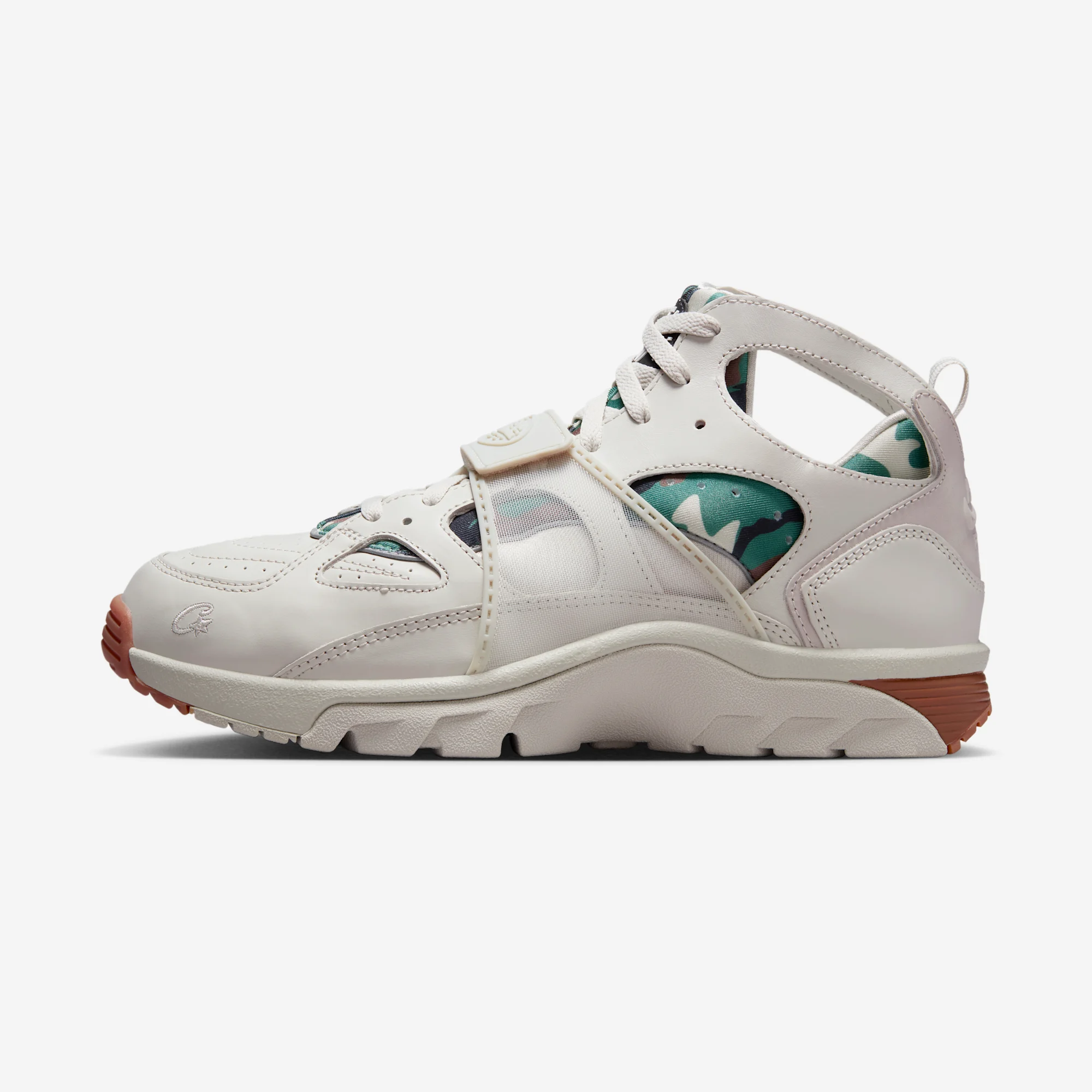 Corteiz x Nike Air Trainer Huarache "Light Bone" Light Bone/White/Black/Light Bone