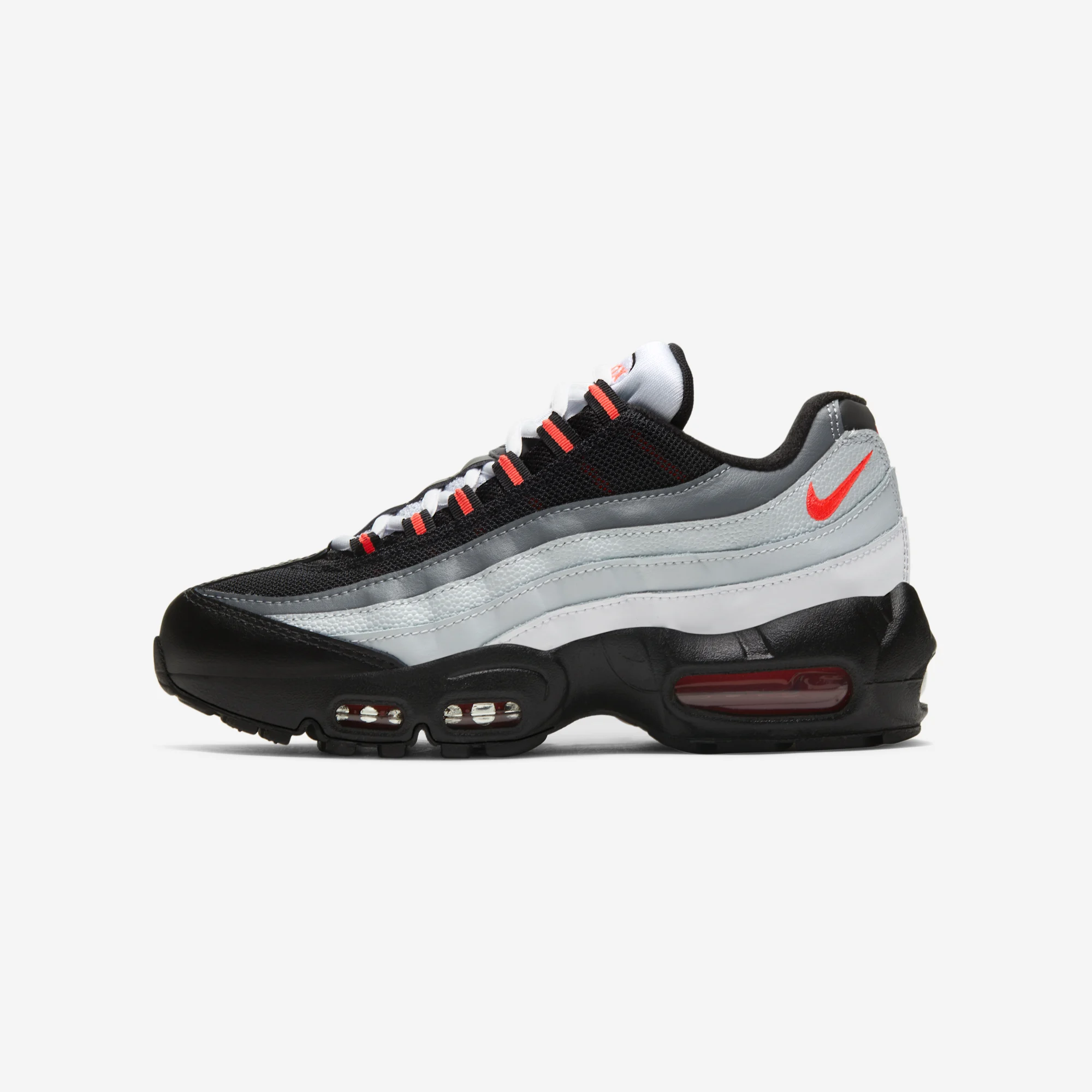 Nike Air Max 95 GS Recraft “White / Infrared 23” 2024 White/Infrared 23/Pure Platinum/Cool Grey