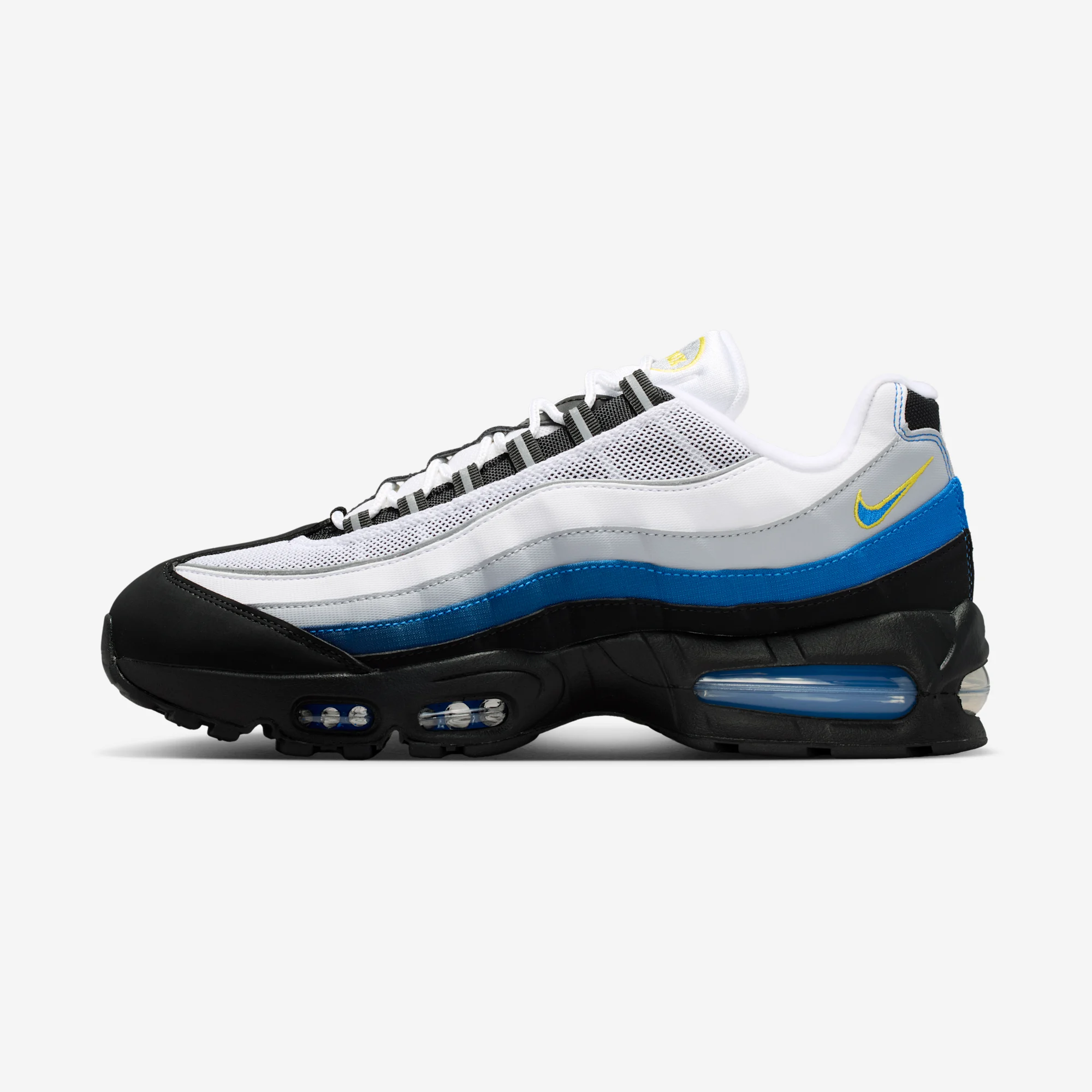 Nike Air Max 95 Big Bubble "Royal Blue" White/Royal Blue/Black/Reflective Silver/Obsidian/Wolf Grey