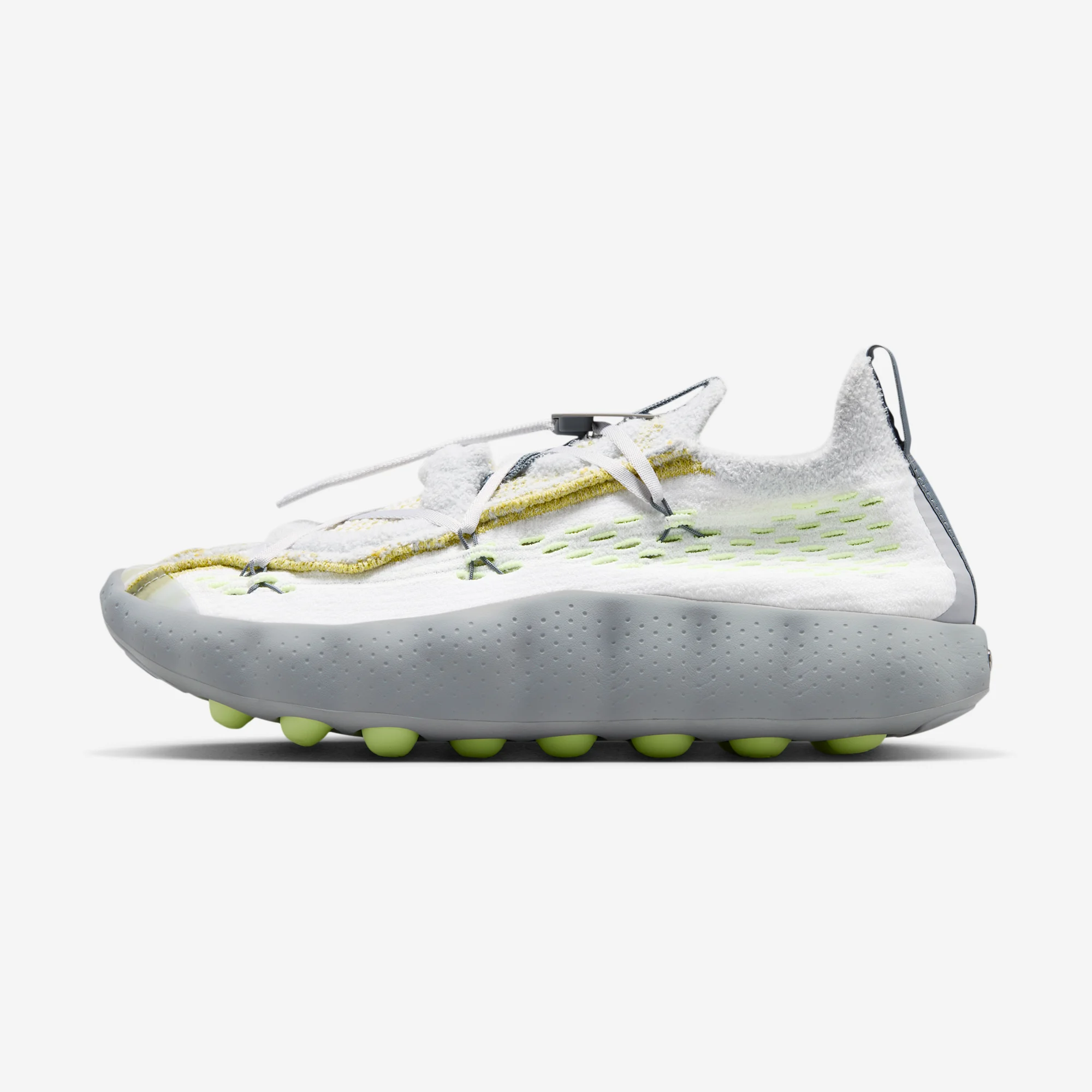 Nike Mind 002 Flyknit QS "Pure Platinum" White/Dark Grey/Pure Platinum/Wolf Grey/Barely Volt