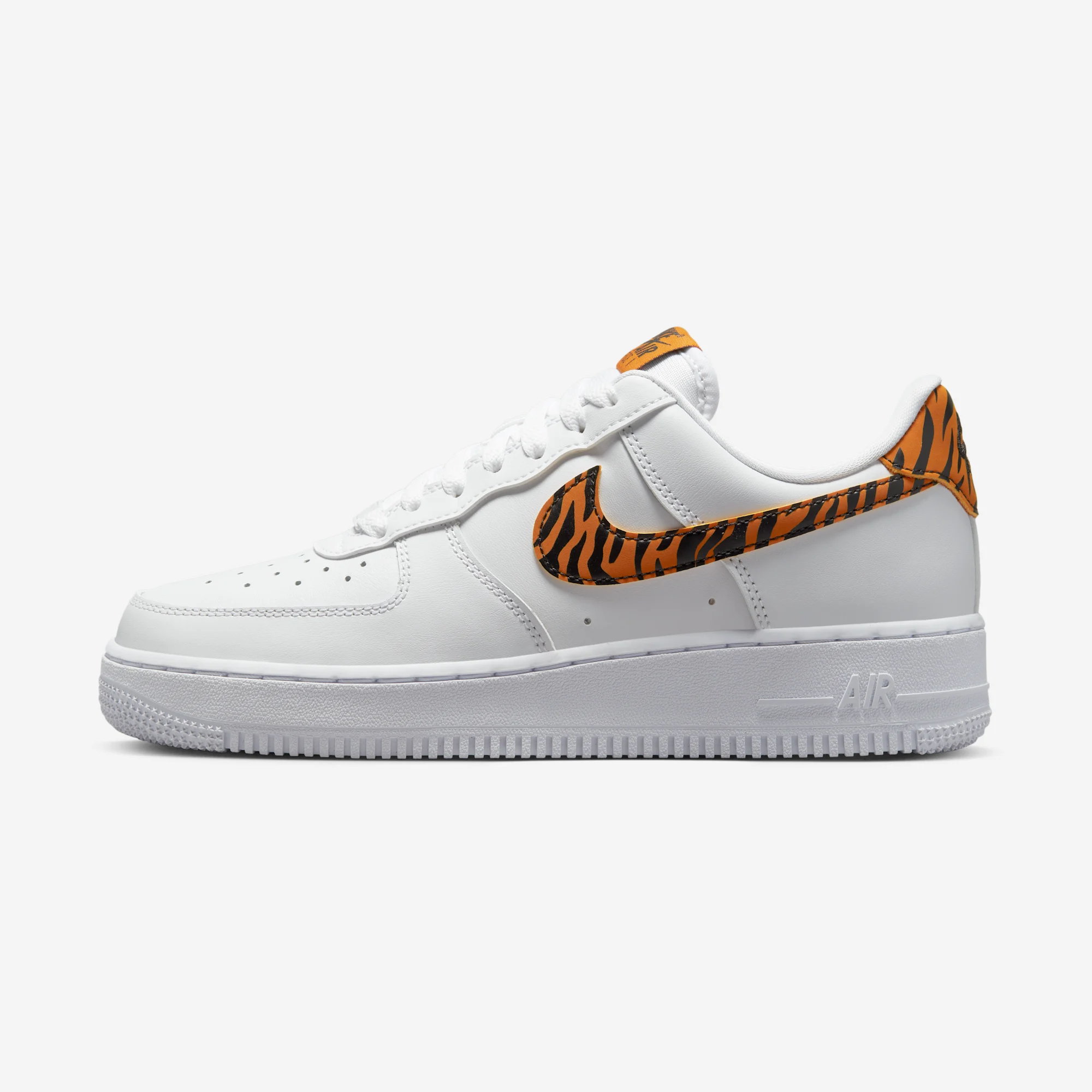 Nike Air Force 1 Low "Tiger Stripes" 2023 White/Black/Monarch/Multi-Colour