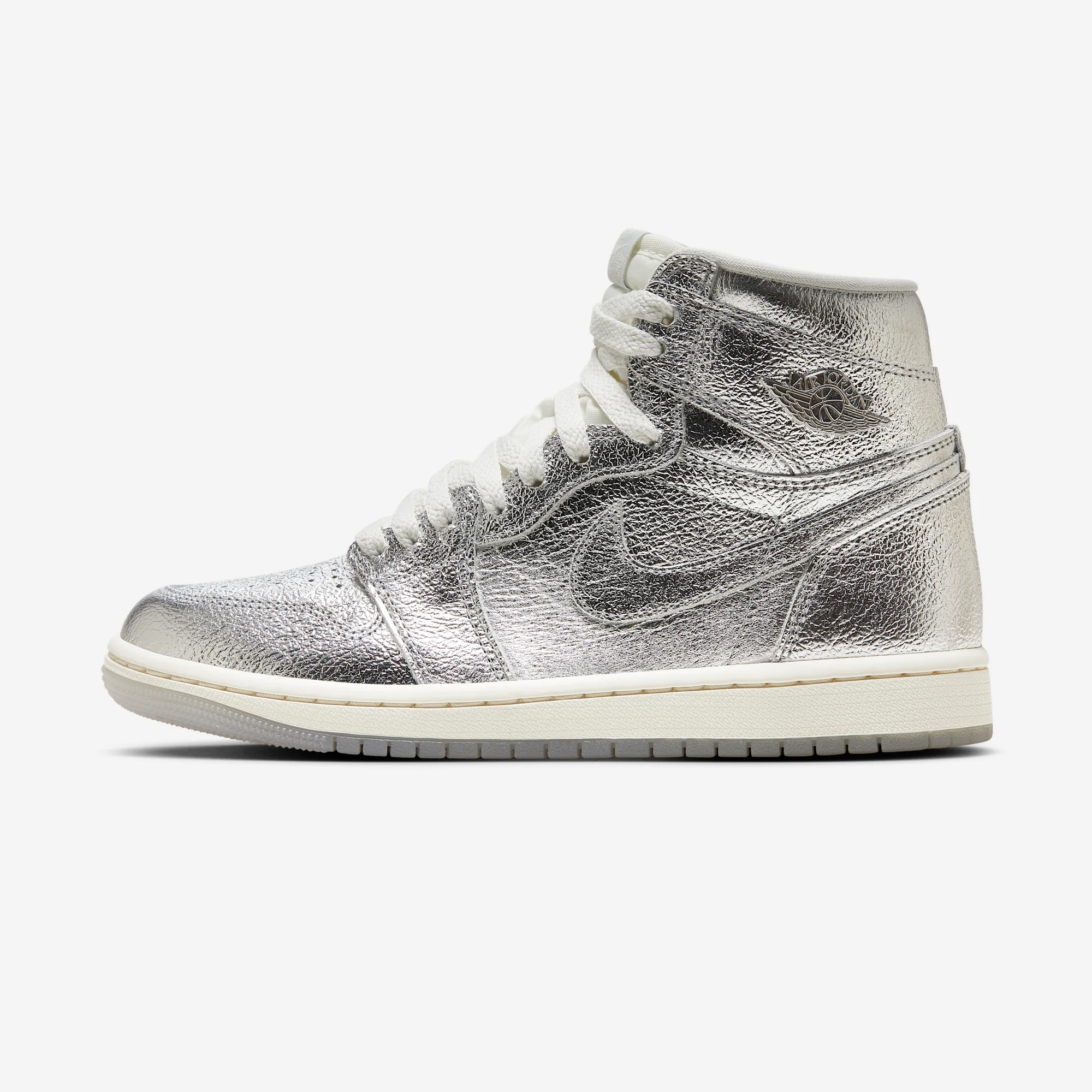 Air Jordan 1 Retro High OG "Chrome" 2024 Metallic Silver/Photon Dust/Sail/Wolf Grey