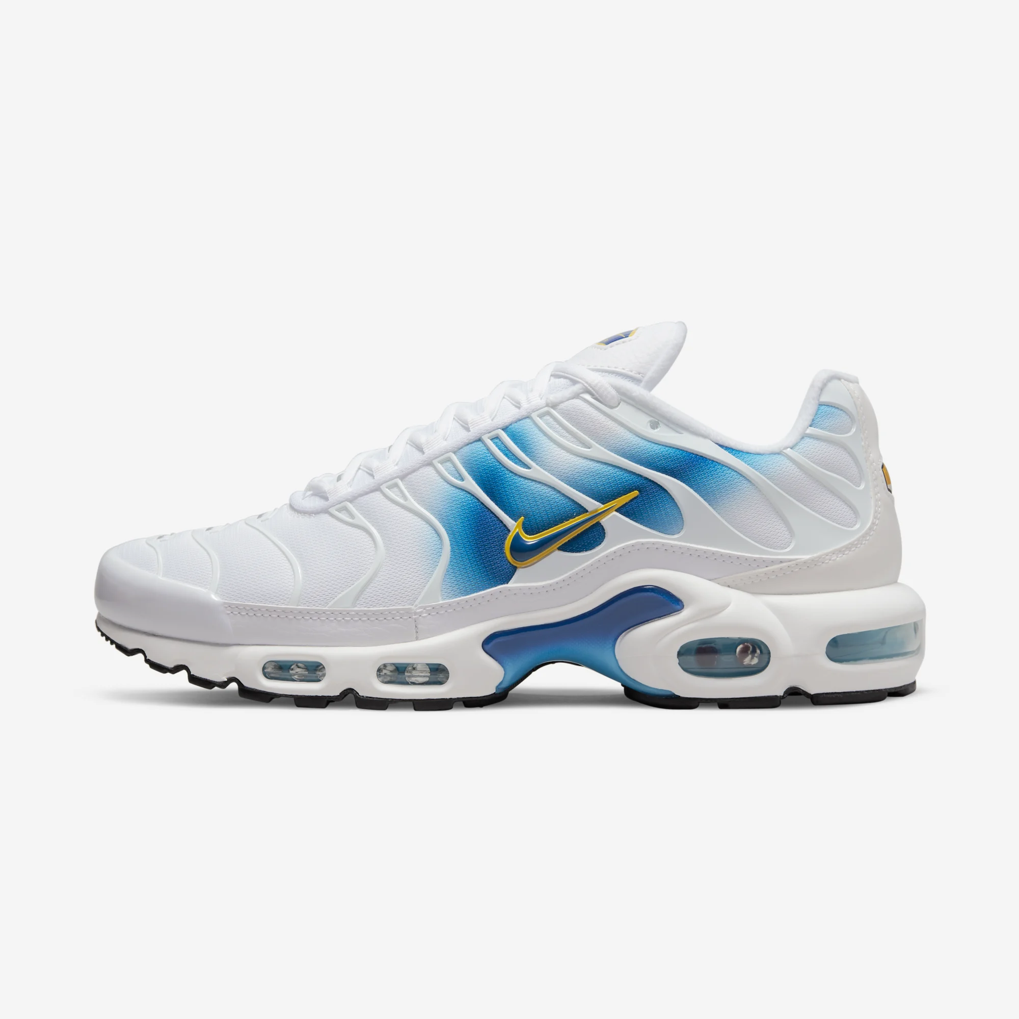 Nike Air Max Plus "White / Blue / Yellow" White/Tour Yellow/Baltic Blue/Blue Jay