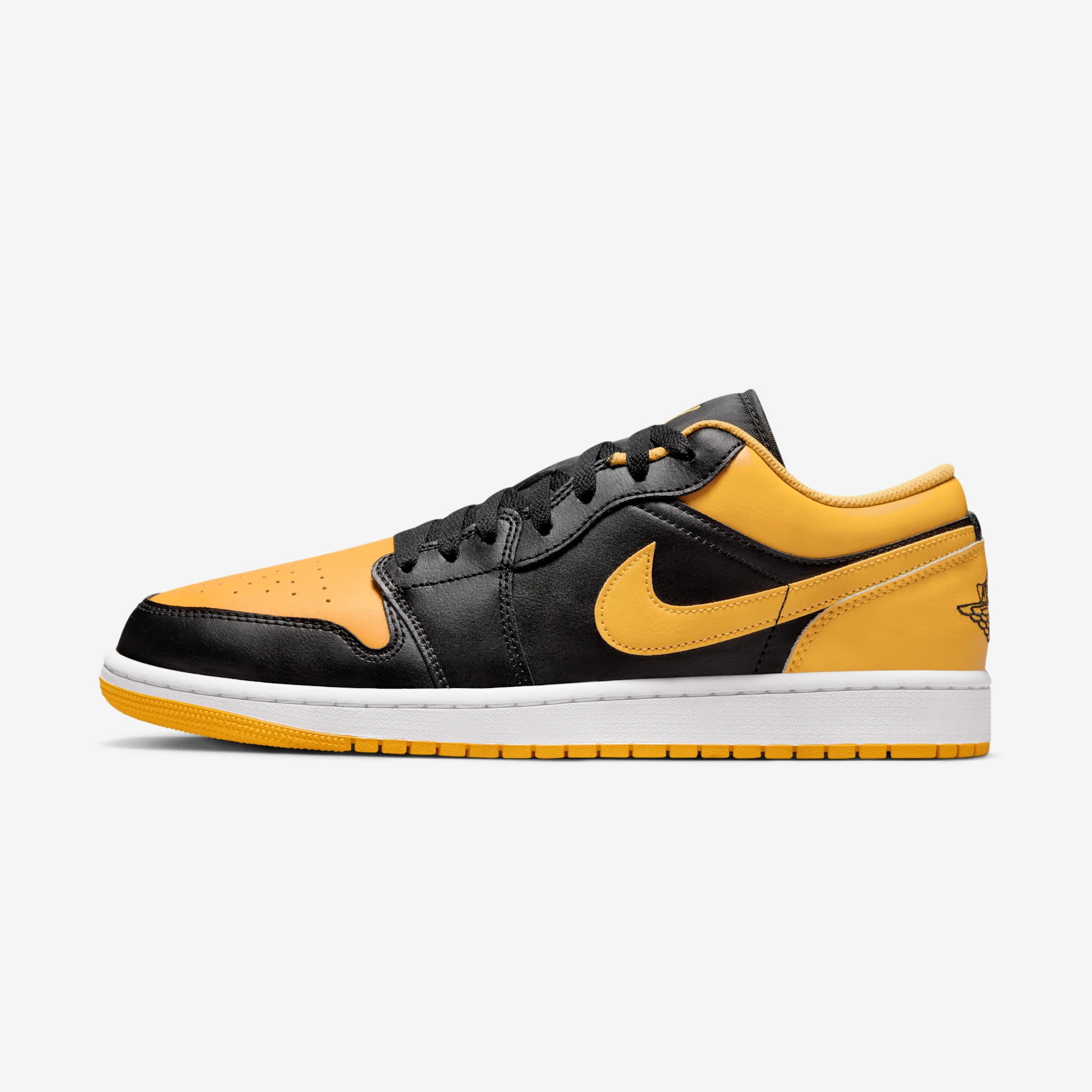 Air Jordan 1 Low "Yellow Ochre" 2024 Black/Yellow Ochre/White
