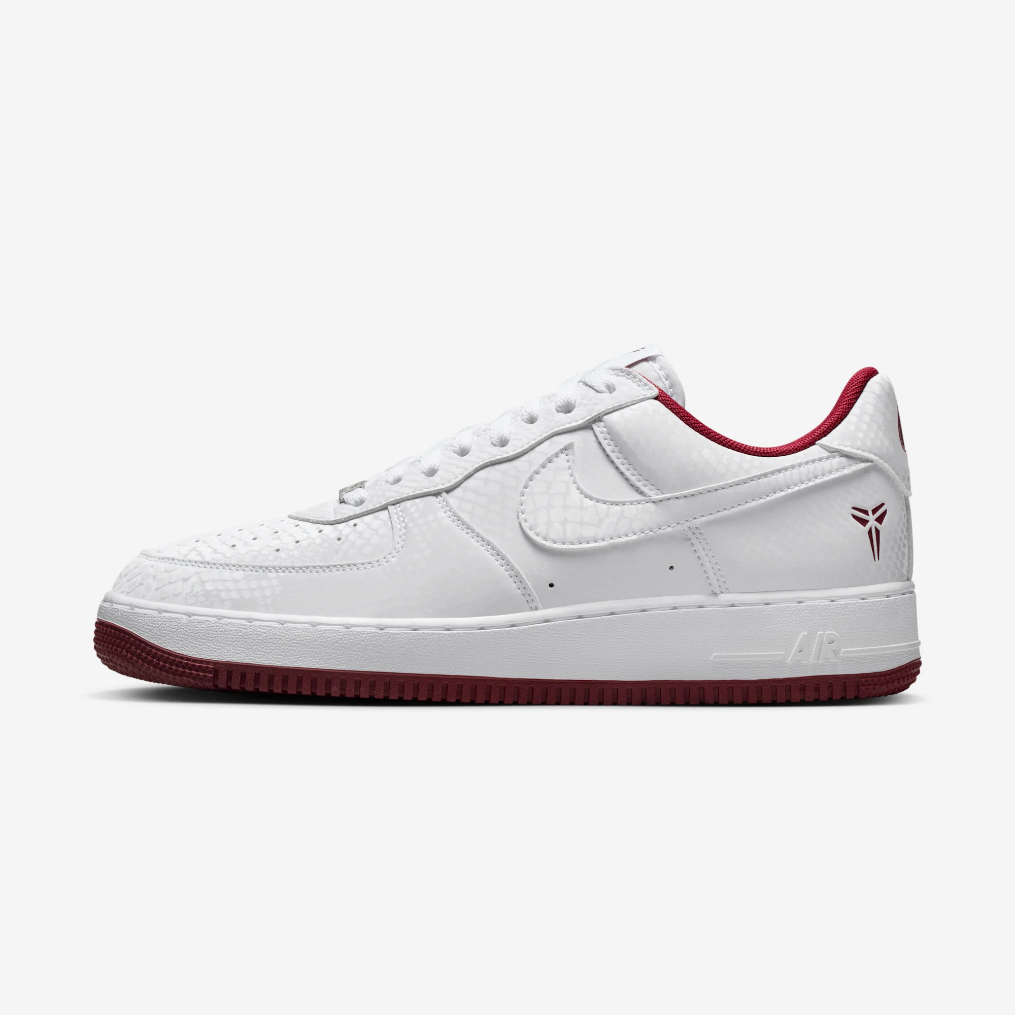 Kobe Bryant x Nike Air Force 1 Low "White / Team Red"