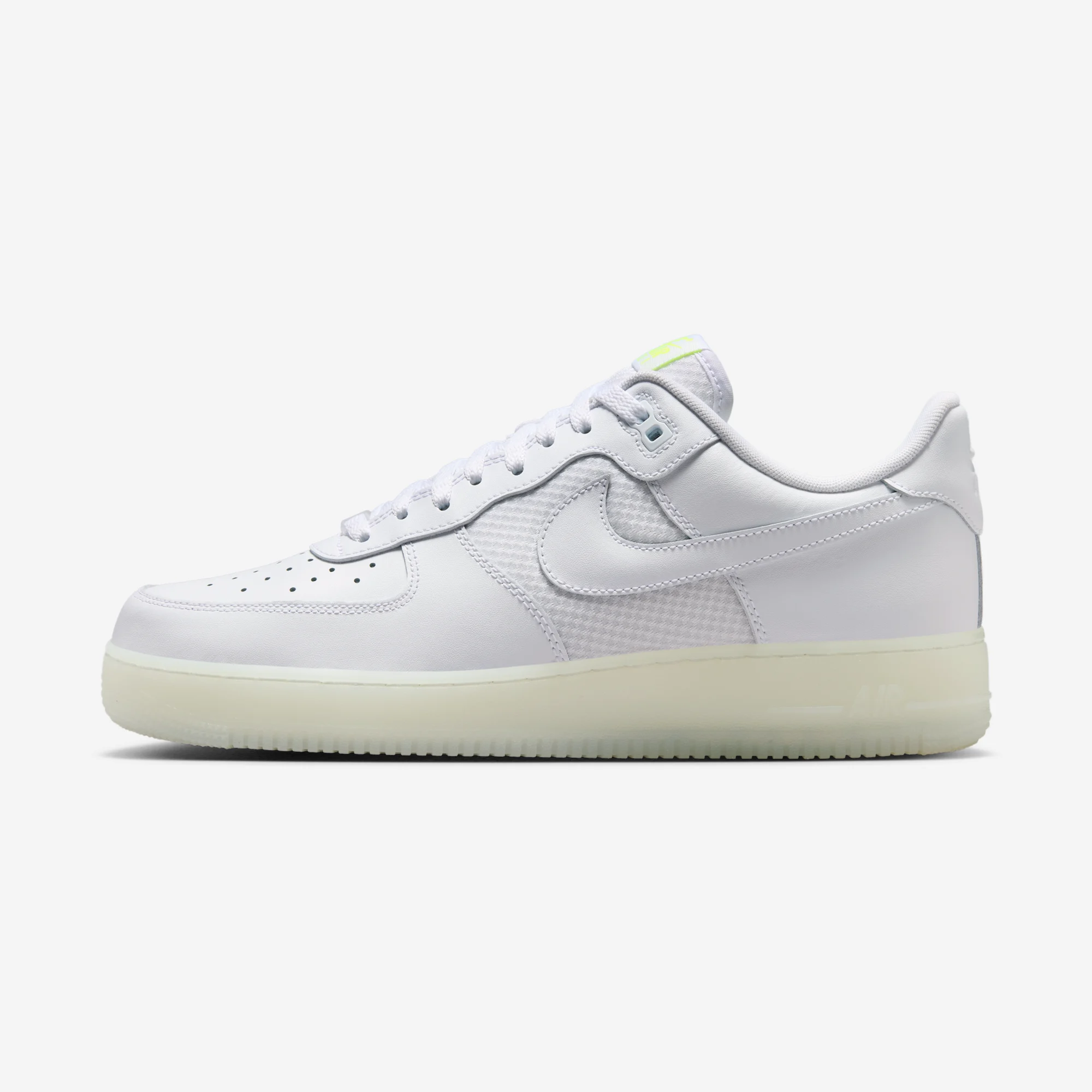 Nike Air Force 1 Low "White & Volt" White/White/Volt