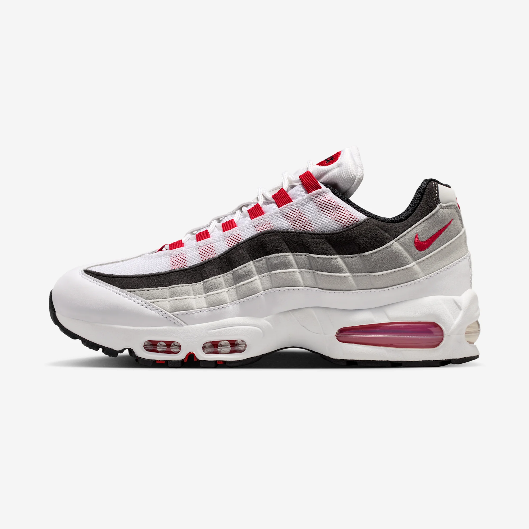 Nike Air Max 95 Big Bubble Premium "Comet" White/Comet Red/Neutral Grey/Medium Grey/Black