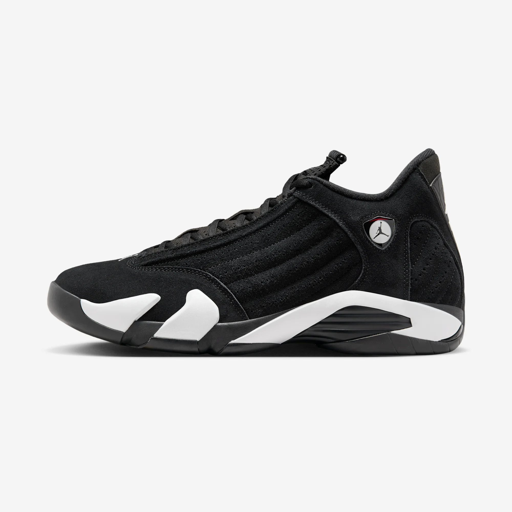 Air Jordan 14 Retro "Black / White" 2023 Black/Black/White/University Red