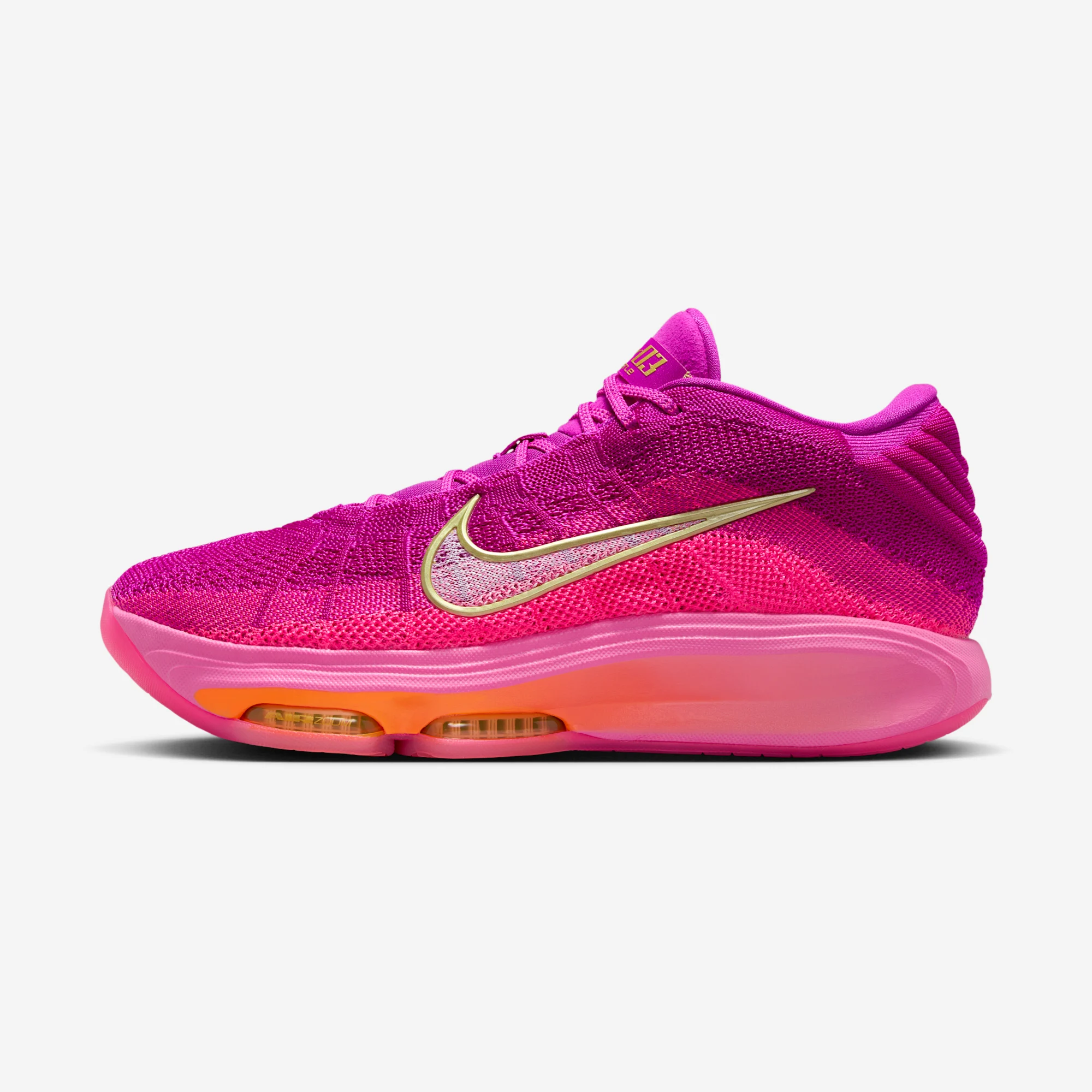 Nike G.T. Hustle 3 “Hyper Pink” 2024 Hyper Pink/White/Vivid Grape/Total Orange/Metallic Gold