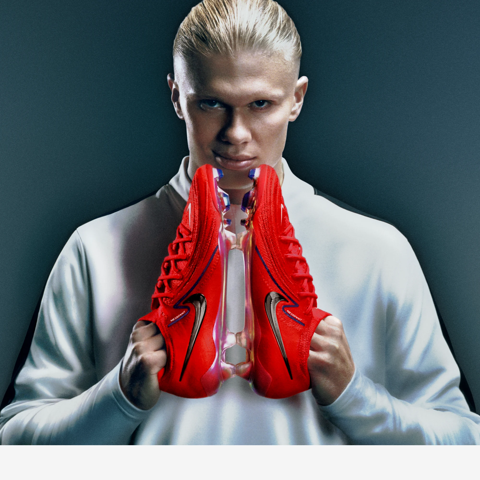 Erling Haaland x Nike Phantom GX 2 Elite FG 2024 Bright Crimson/White