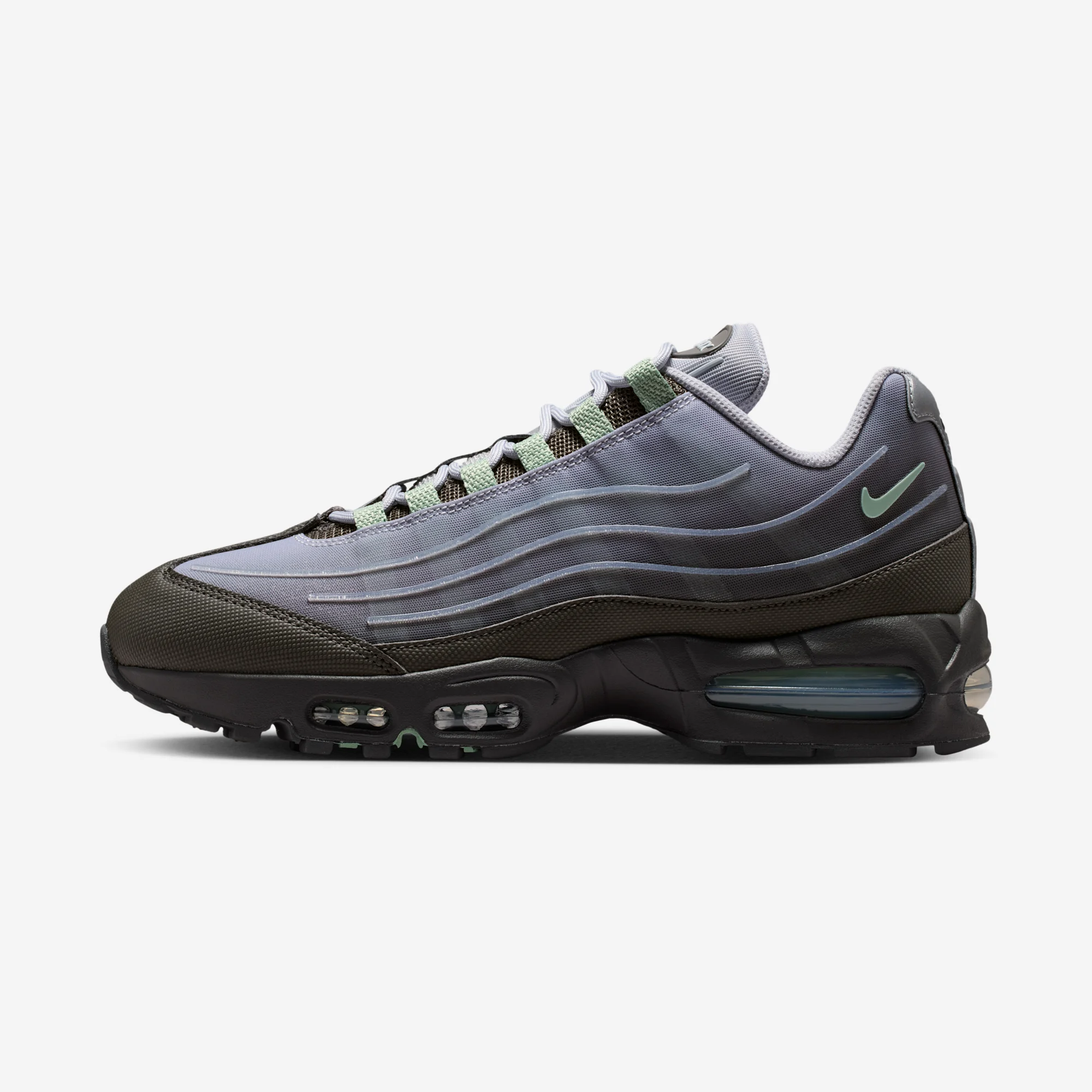 Nike Air Max 95 Big Bubble Tech "Medium Ash" Medium Ash/Steam/Wolf Grey/Metallic Silver
