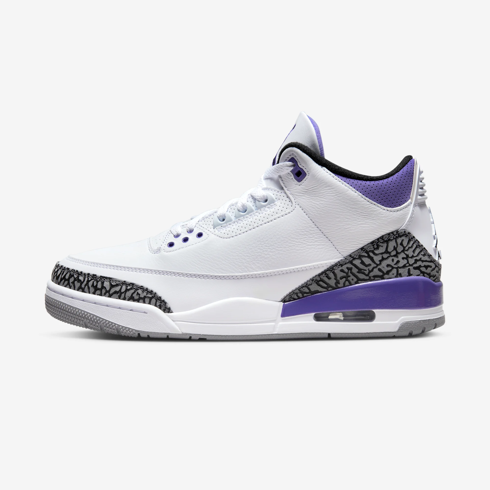 Air Jordan 3 Retro “Dark Iris” 2022 White/Dark Iris/Cement Grey/Black