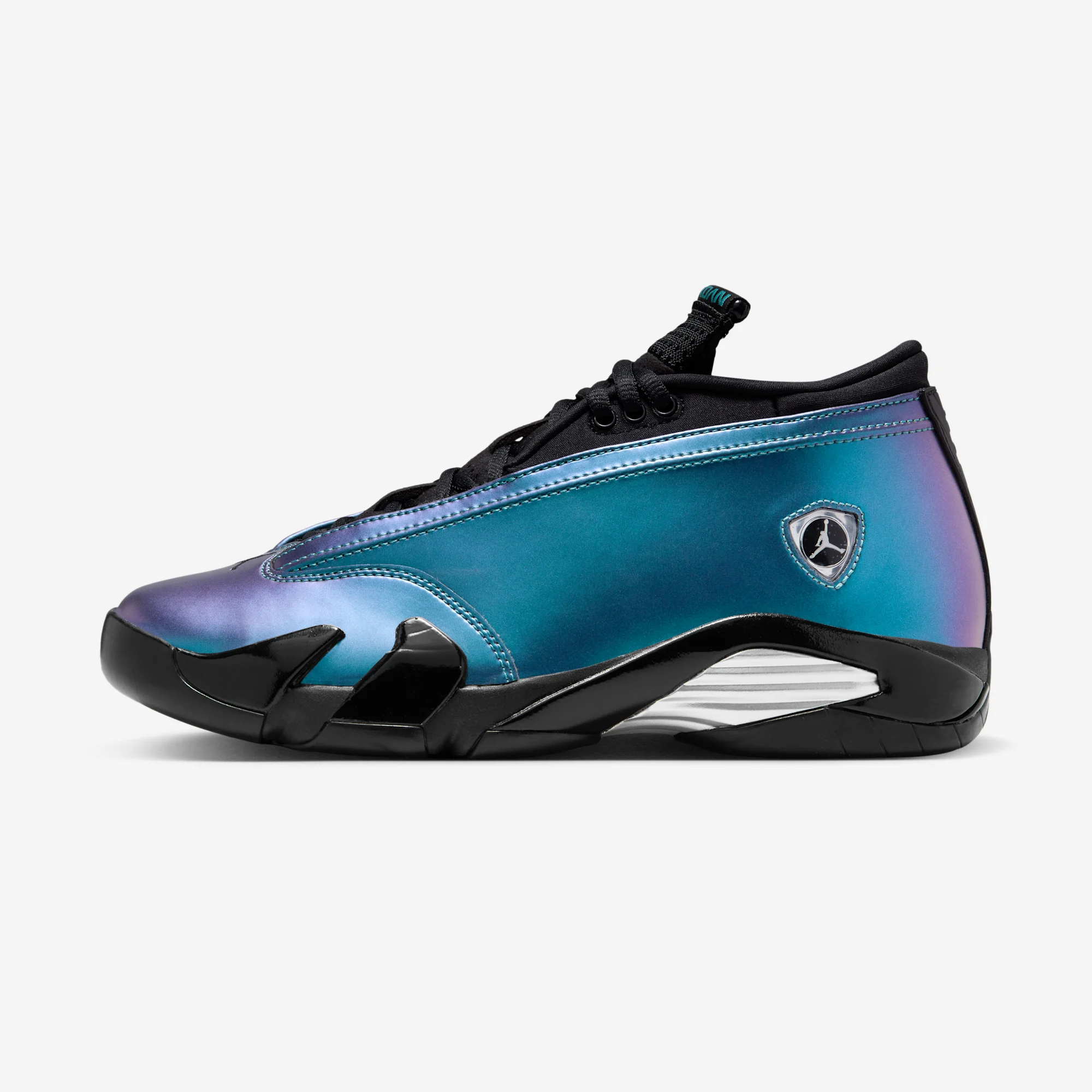 Air Jordan 14 Retro Low "Love Letter" 2024 Mineral Teal/Metallic Silver/Black