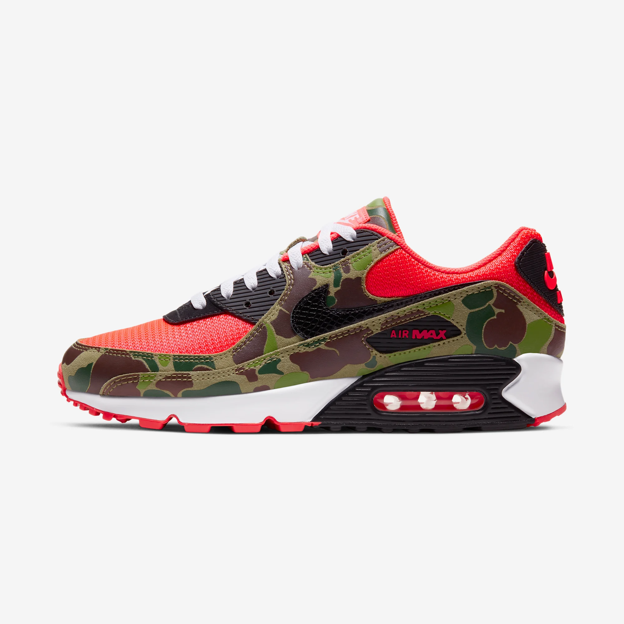 Nike Air Max 90 "Reverse Duck Camo" Infrared/Black