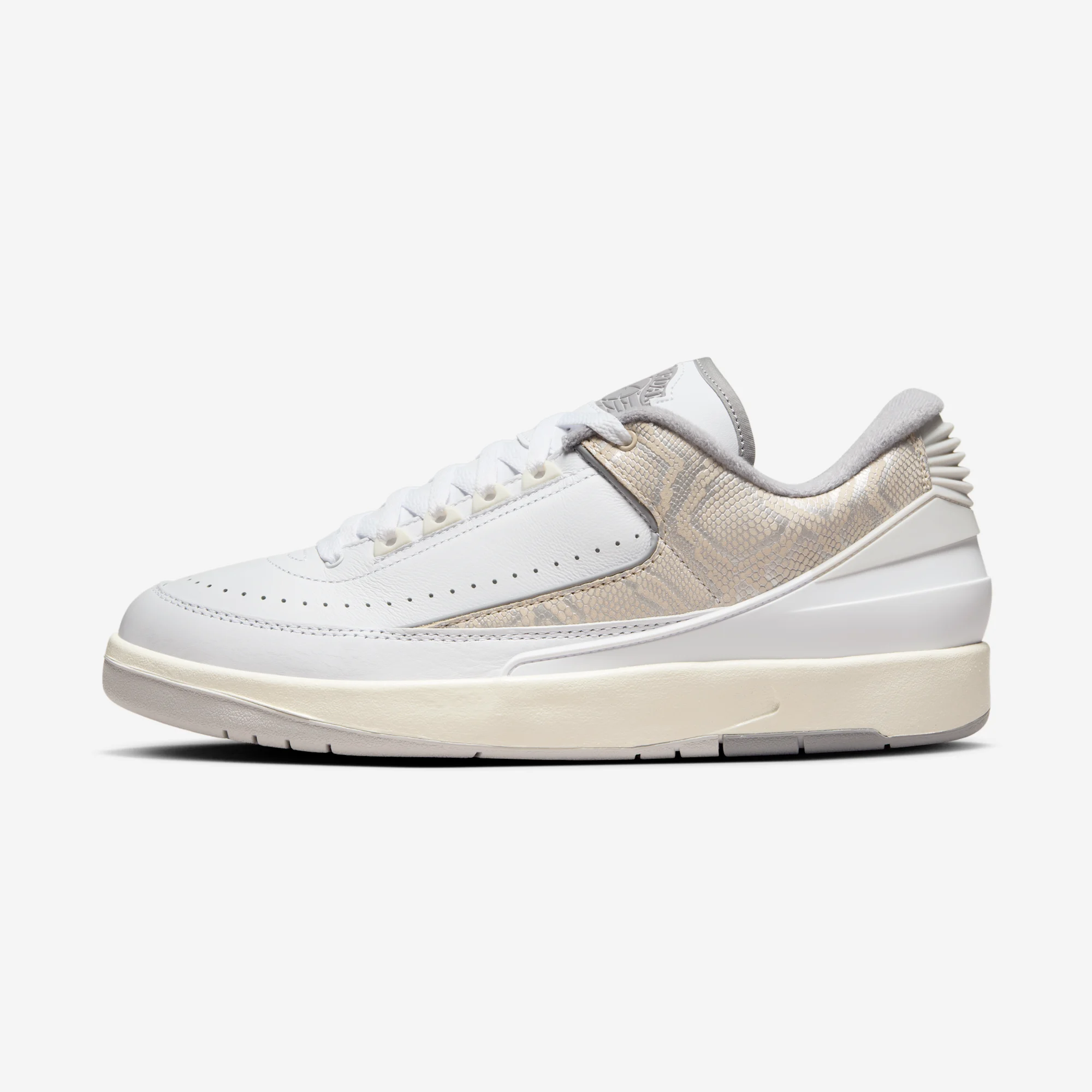Air Jordan 2 Retro Low "Python" 2024 White/Sand Drift/Neutral Grey/Cement Grey