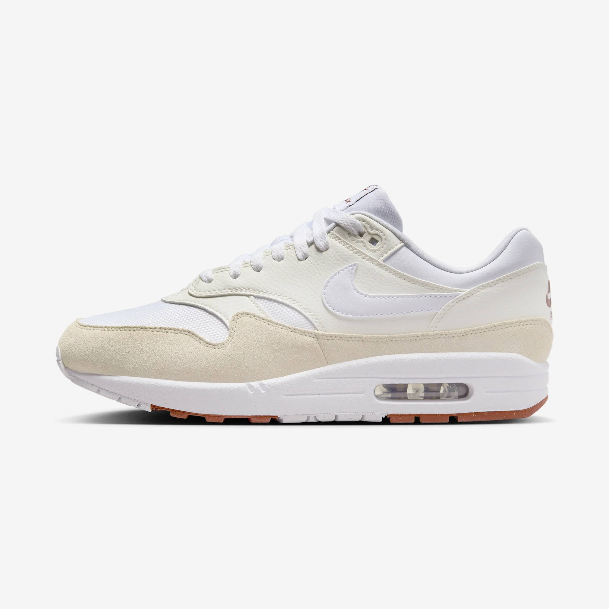 Nike Air Max 1 SC “White / Coconut Milk” 2024 Sail/White/Coconut Milk/Light British Tan/Picante Red/Photo Blue
