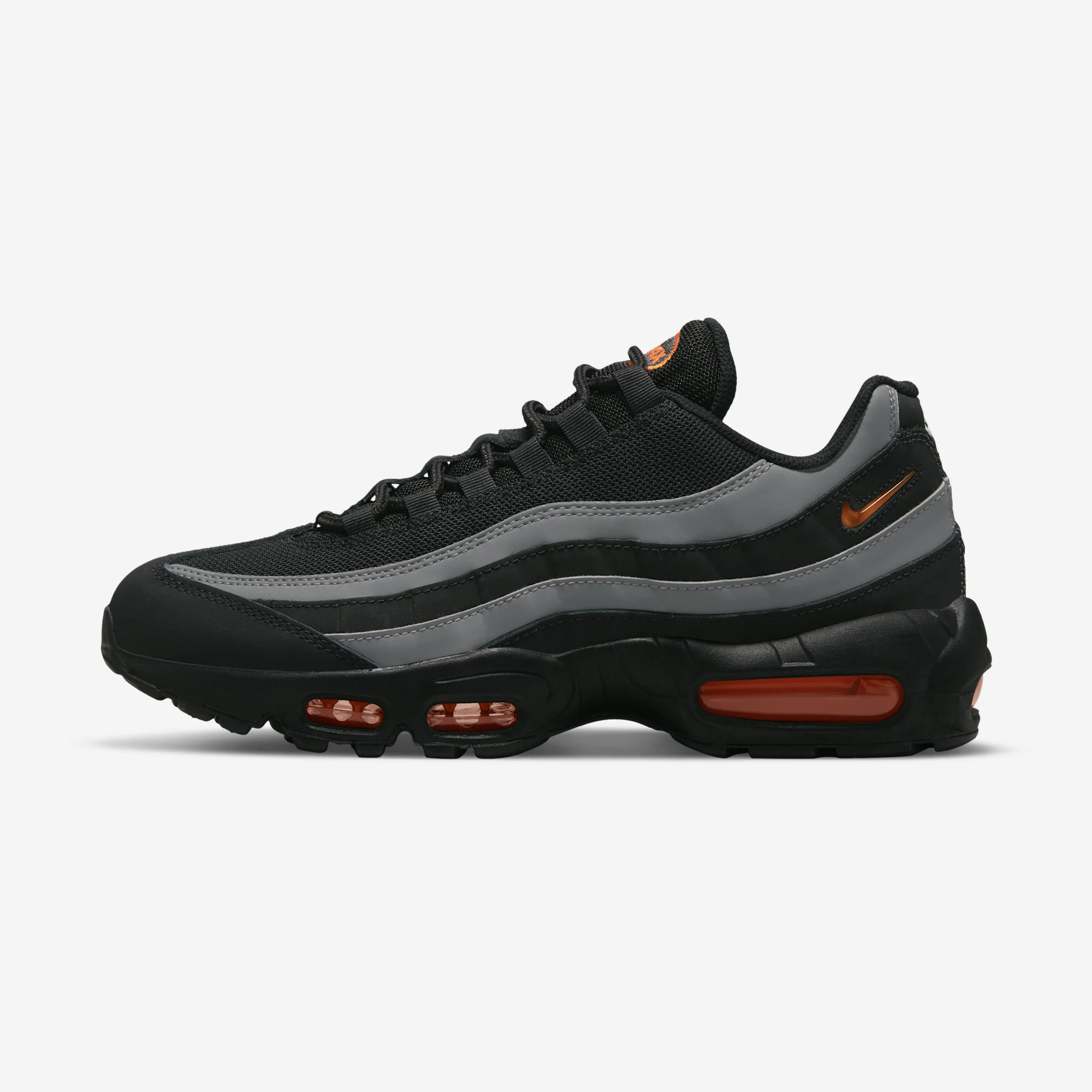 Nike Air Max 95 “Black / Safety Orange” 2024 Black/Safety Orange/Iron Grey/White