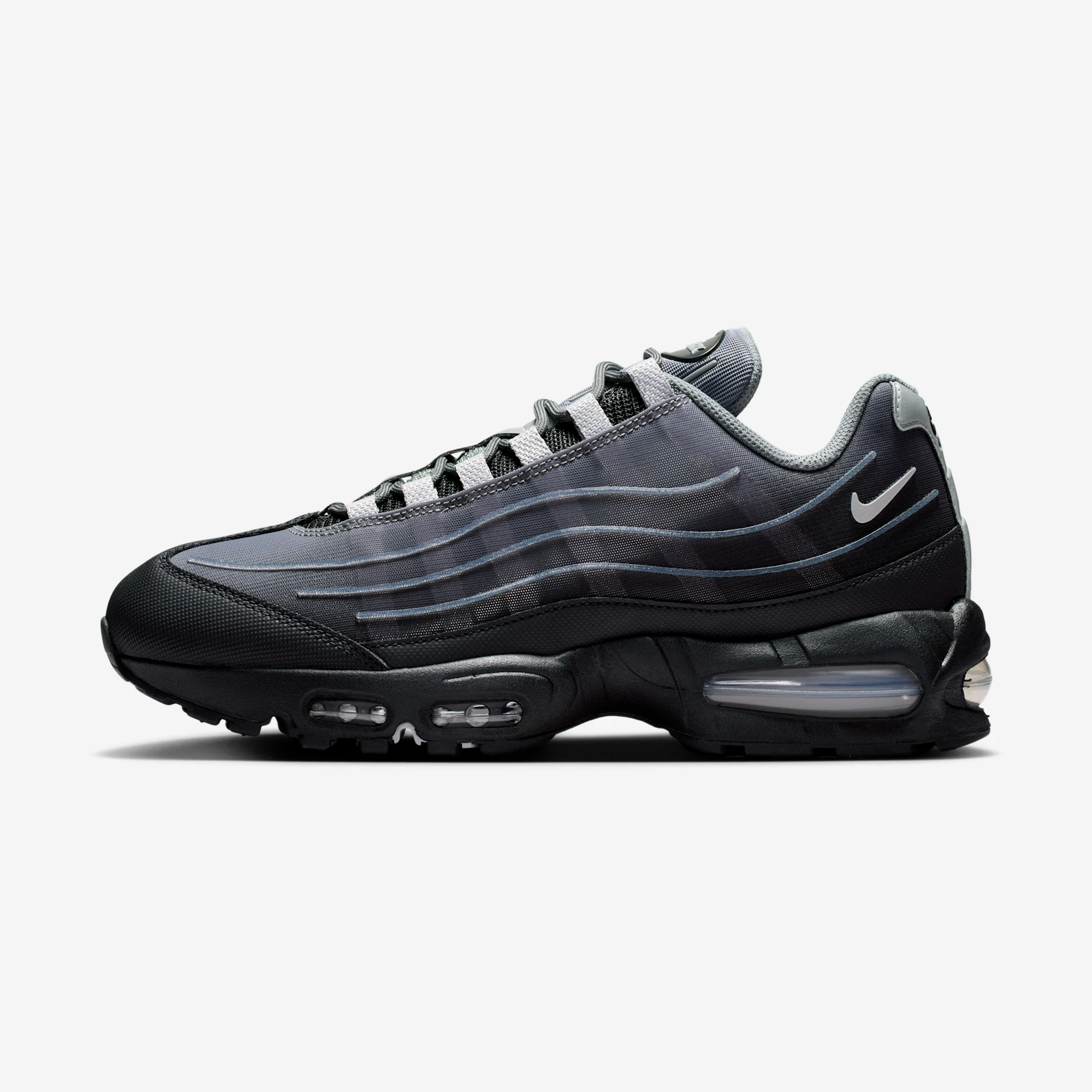 Nike Air Max 95 Big Bubble Tech "Wolf Grey" Black/Wolf Grey/Smoke Grey/Metallic Silver
