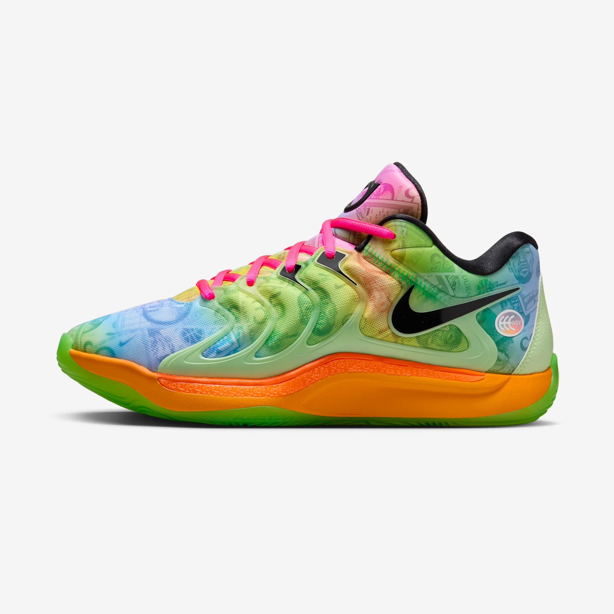 Nike KD 17 ASW "Easy Money All-Star" Barely Volt/Baltic Blue/Hyper Pink/Total Orange/Green Strike/Lightening