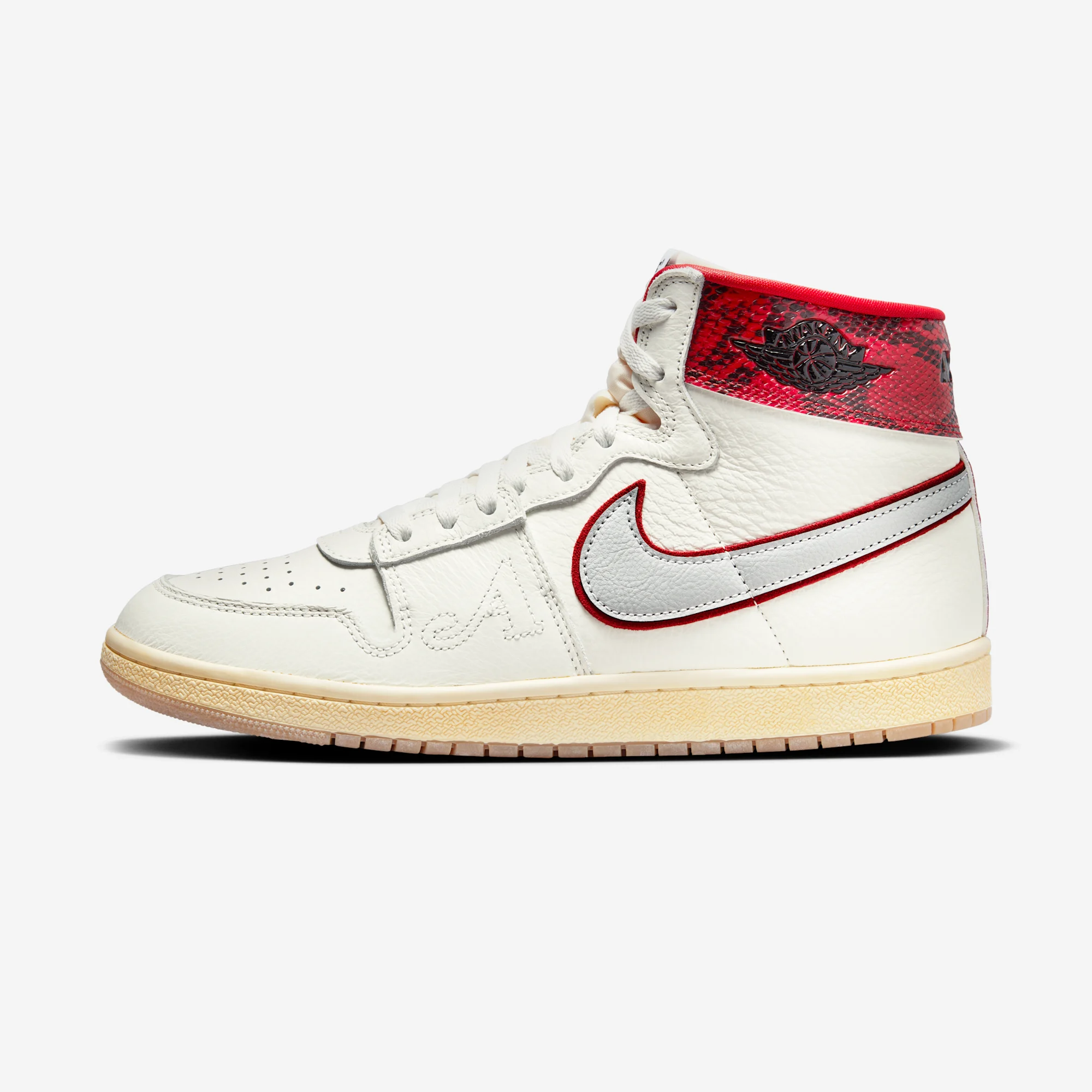 Awake NY x Jordan Air Ship "University Red" 2024 Sail/Black/University Red/Metallic Platinum/Muslin