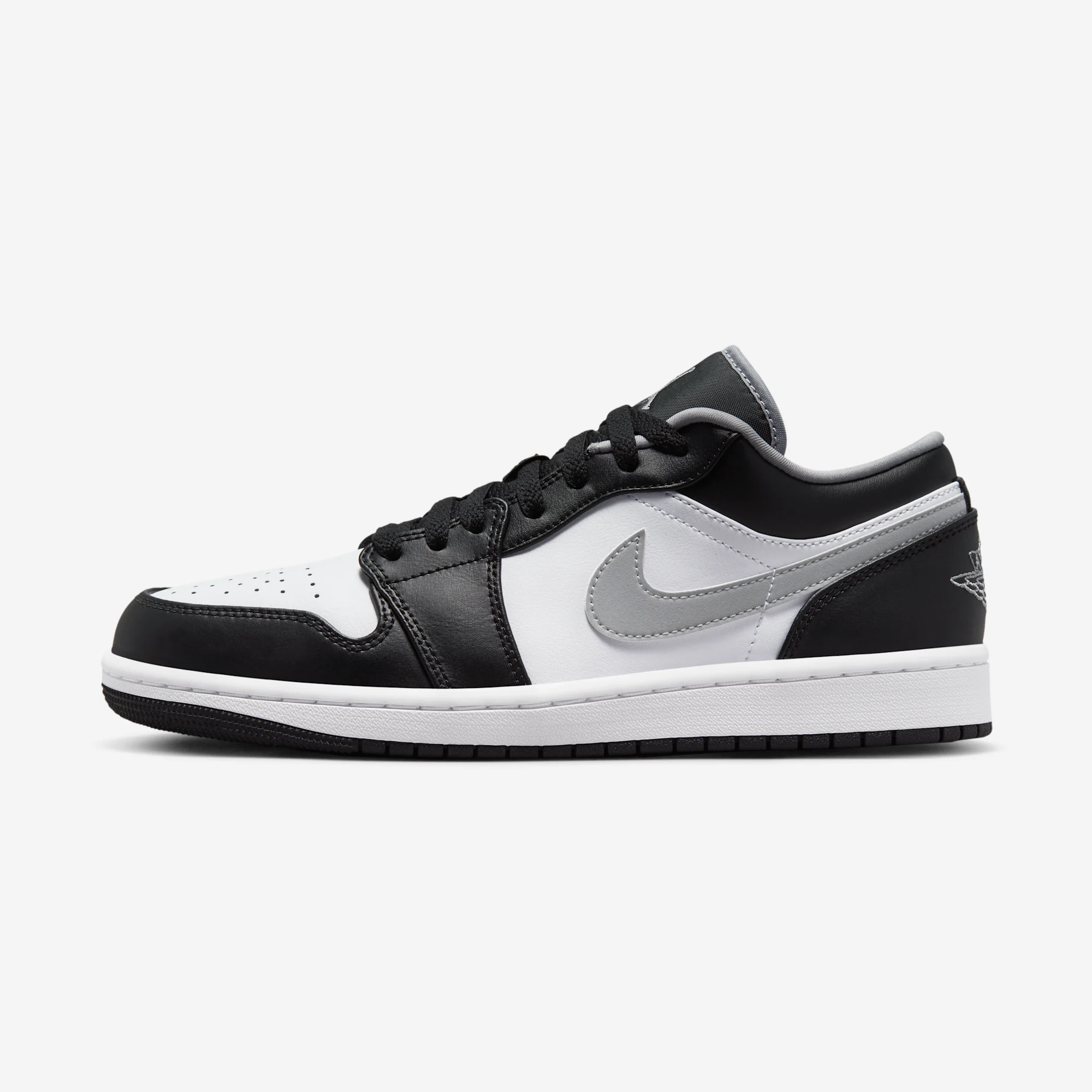 Air Jordan 1 Low "Black / White / Grey" Black/Particle Grey/White