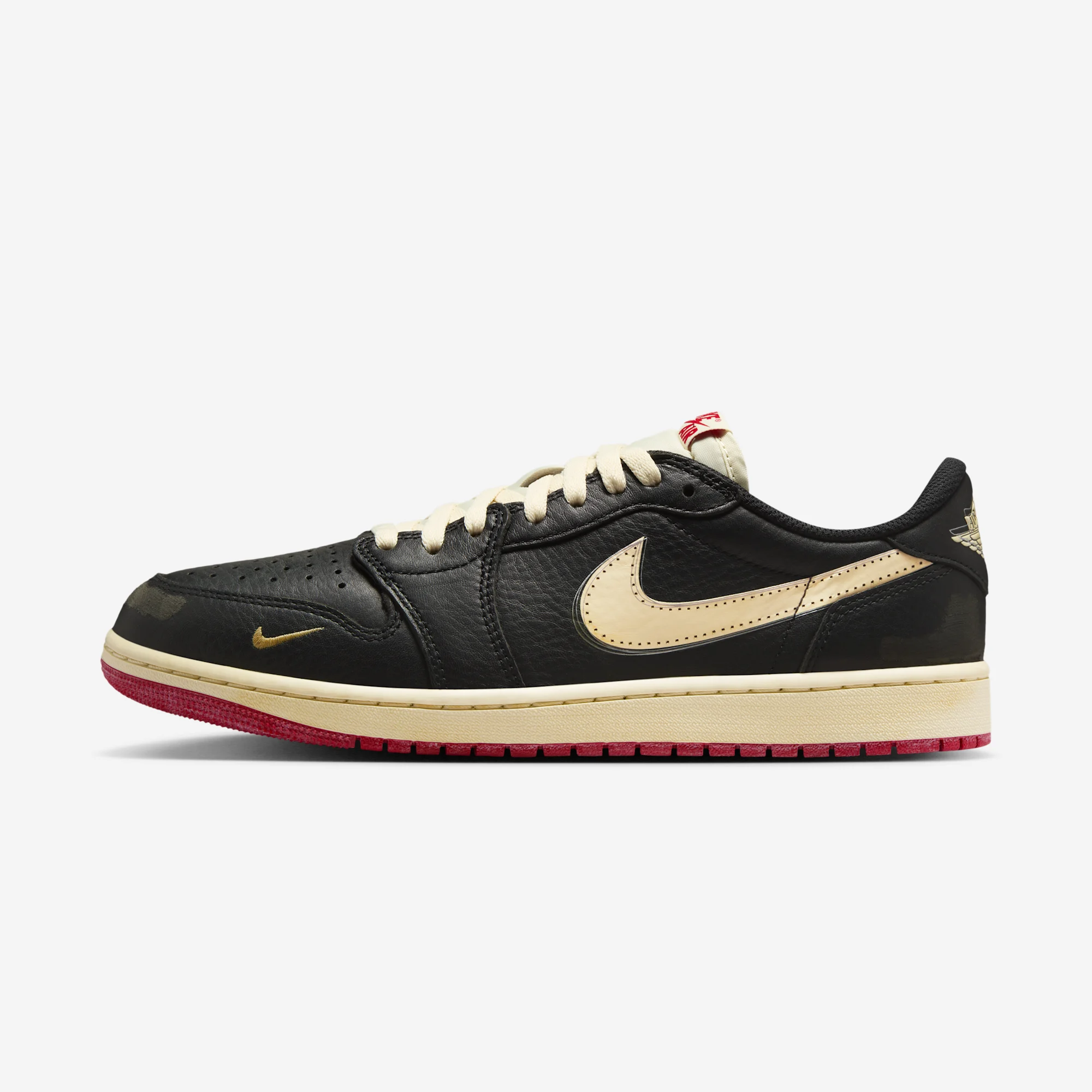 Air Jordan 1 Retro Low OG NRG "Black / Muslin / Varsity Red" Black/Muslin/Varsity Red