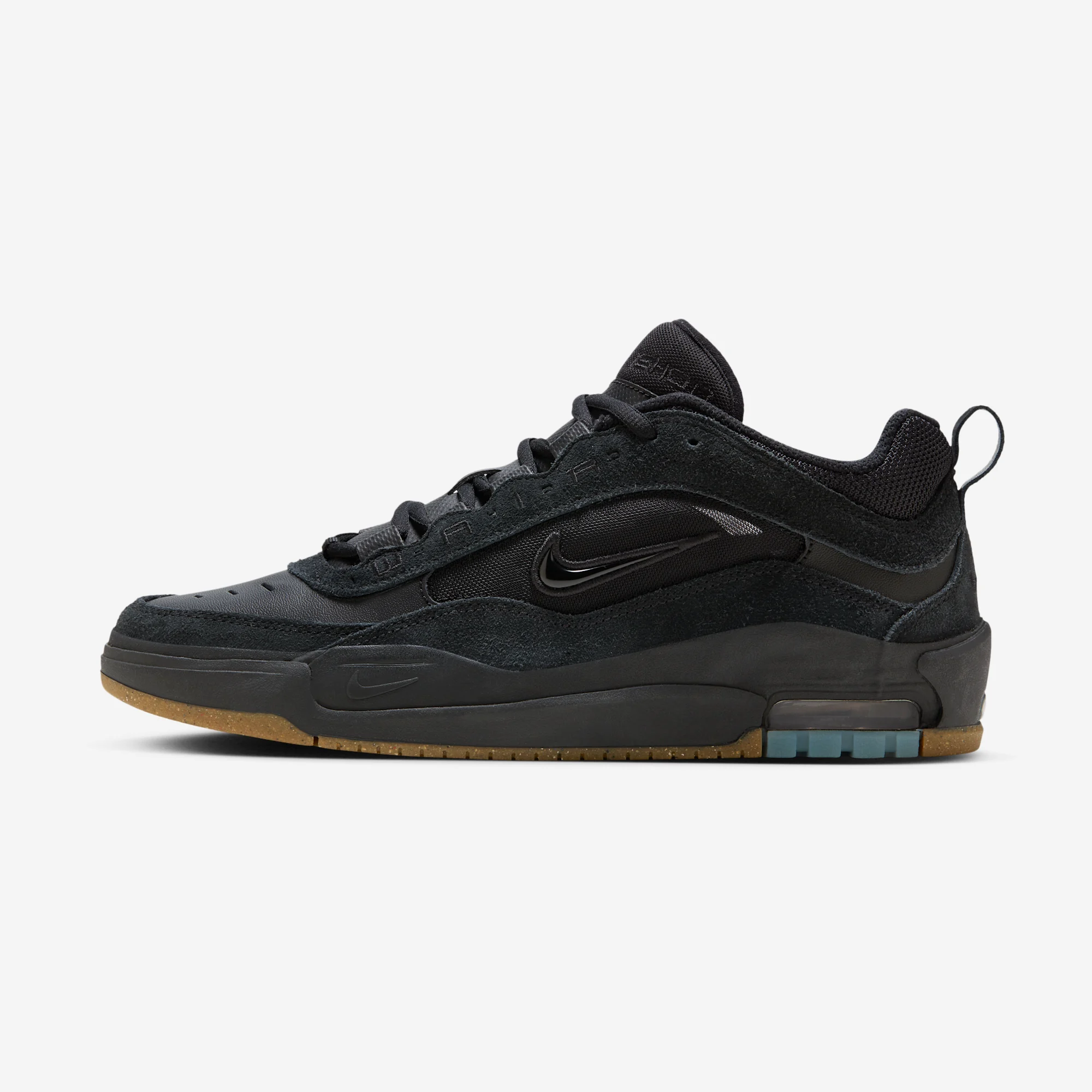 Nike SB Air Max Ishod “Black / Gum” 2024 Black/Black/Anthracite/Black/Gum Light Brown/University Blue