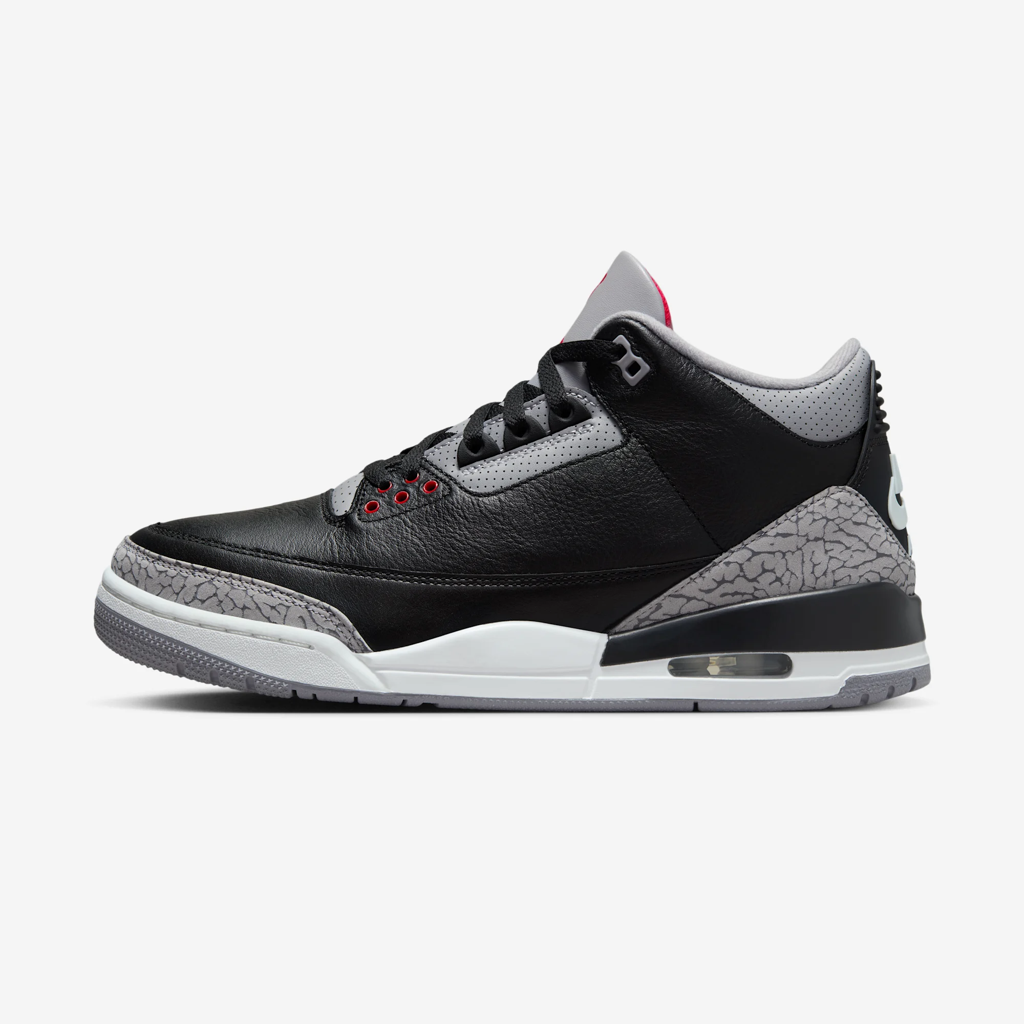 Air Jordan 3 Retro "Black Cement" Black/Fire Red/Cement Grey/Summit White