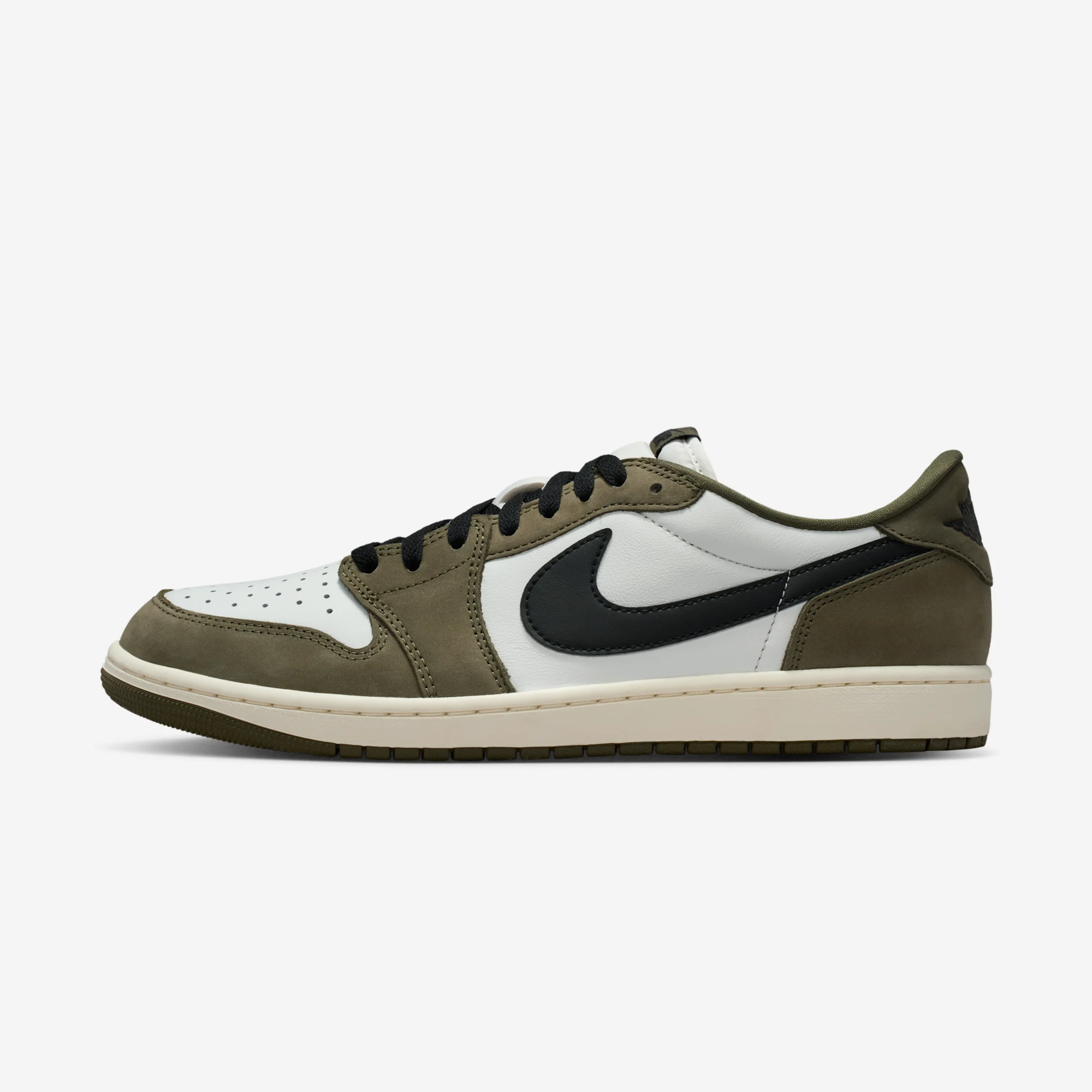 Air Jordan 1 Retro Low OG "Medium Olive" Medium Olive/Black/Summit White/Sail
