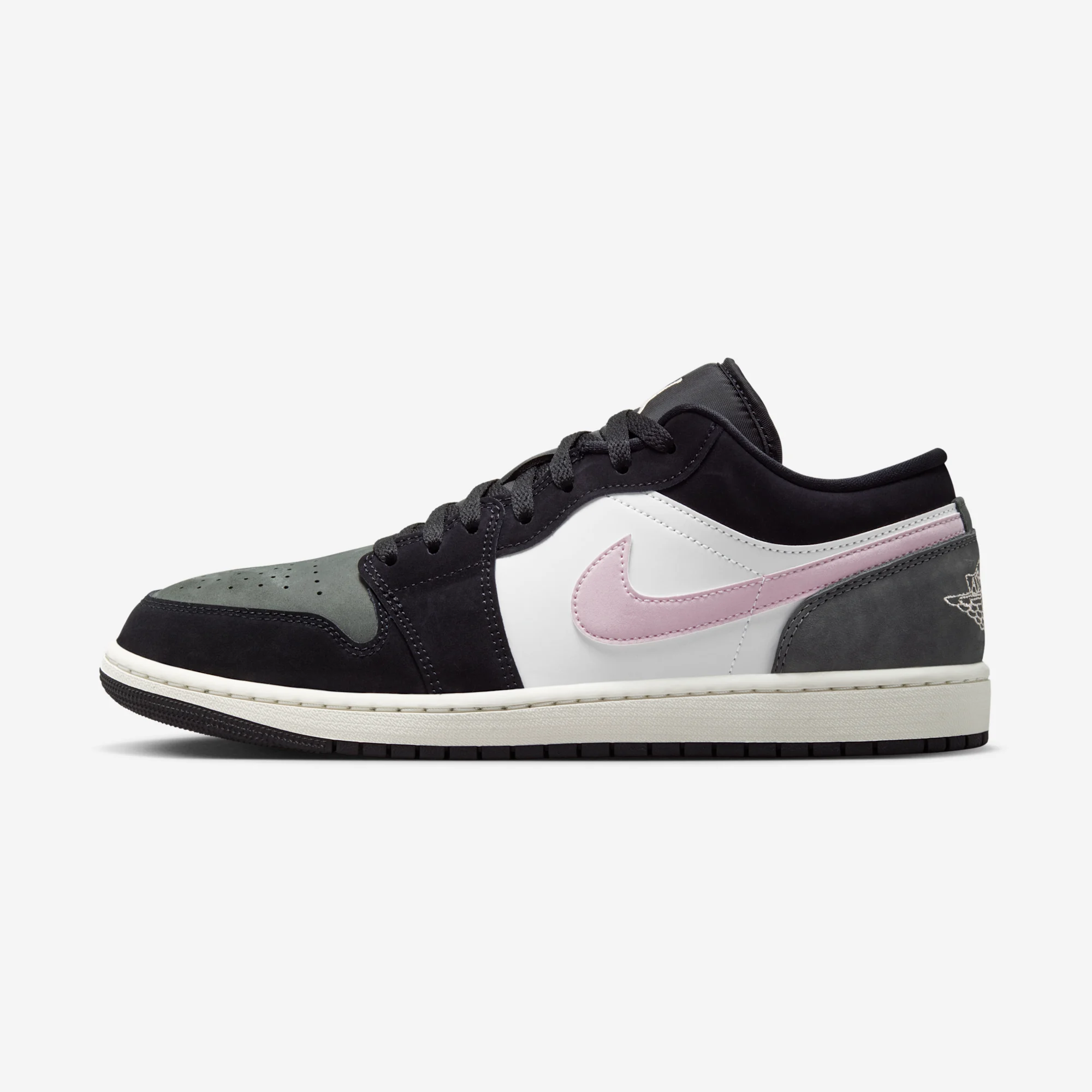 Air Jordan 1 Low SE "Black & Pinksicle" Black/Pinksicle/Sail/Univ Gold/Crimson Tint