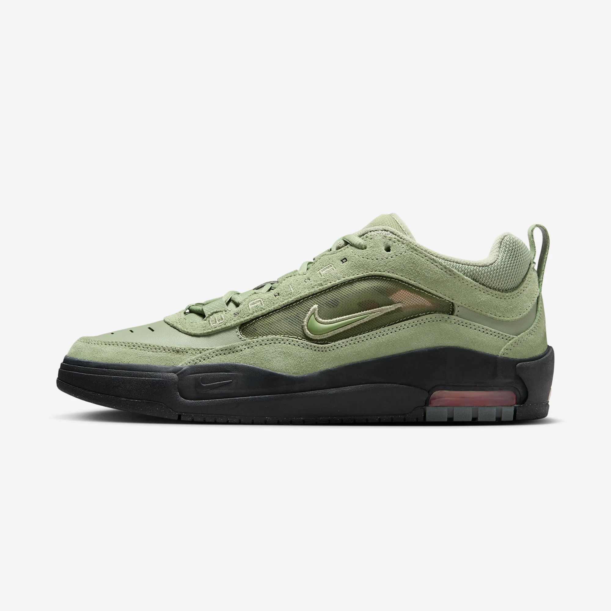 Nike SB Air Max Ishod “Oil Green” 2024 Oil Green/Oil Green/Oil Green/Safety Orange/Black