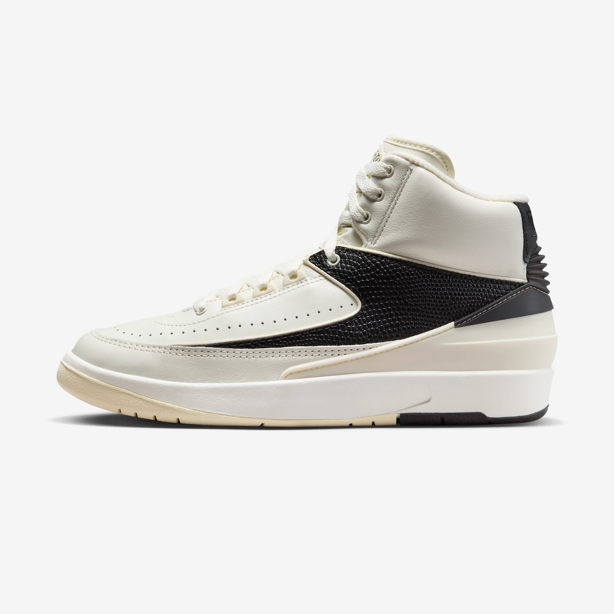 Air Jordan 2 Retro "Sail / Black" 2024 Sail/Coconut Milk/Black