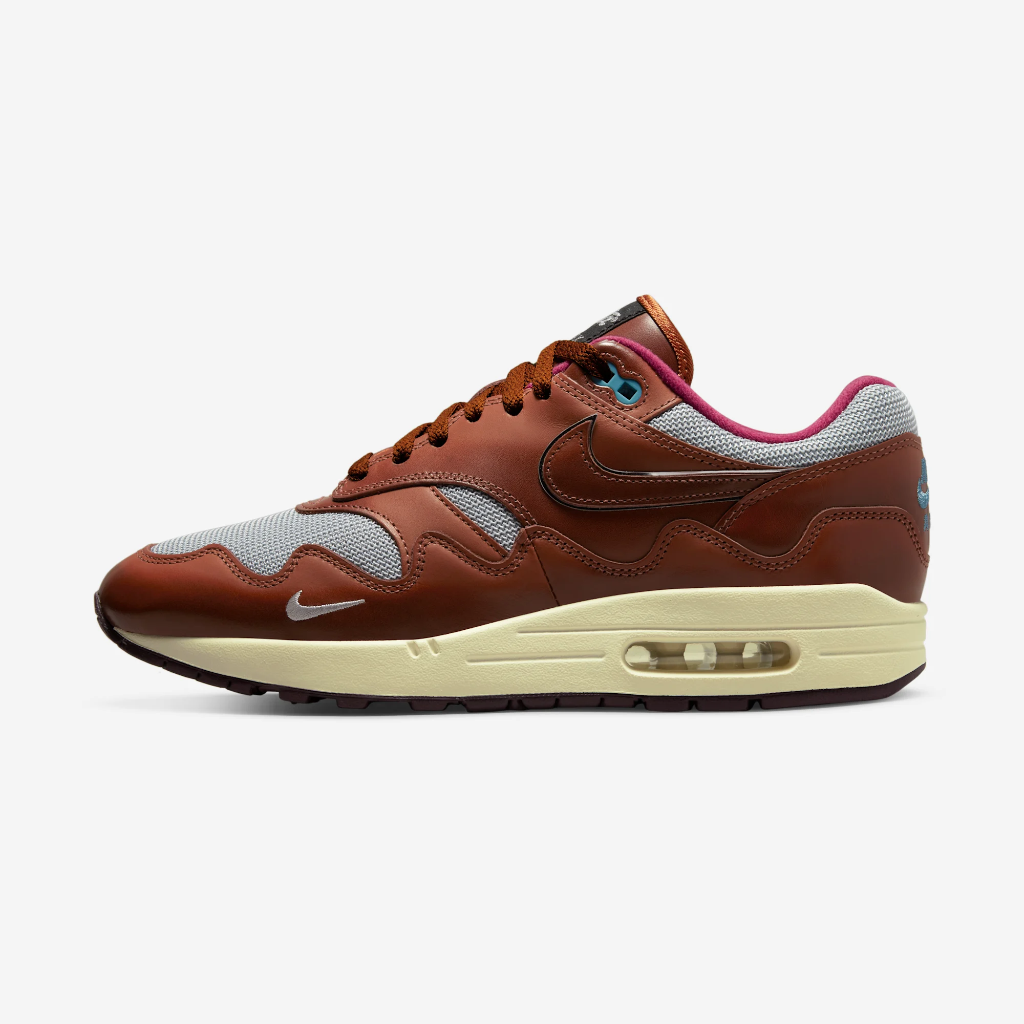 Patta x Nike Air Max 1 "Dark Russet" Dark Russet/Dark Russet-Metallic Silver