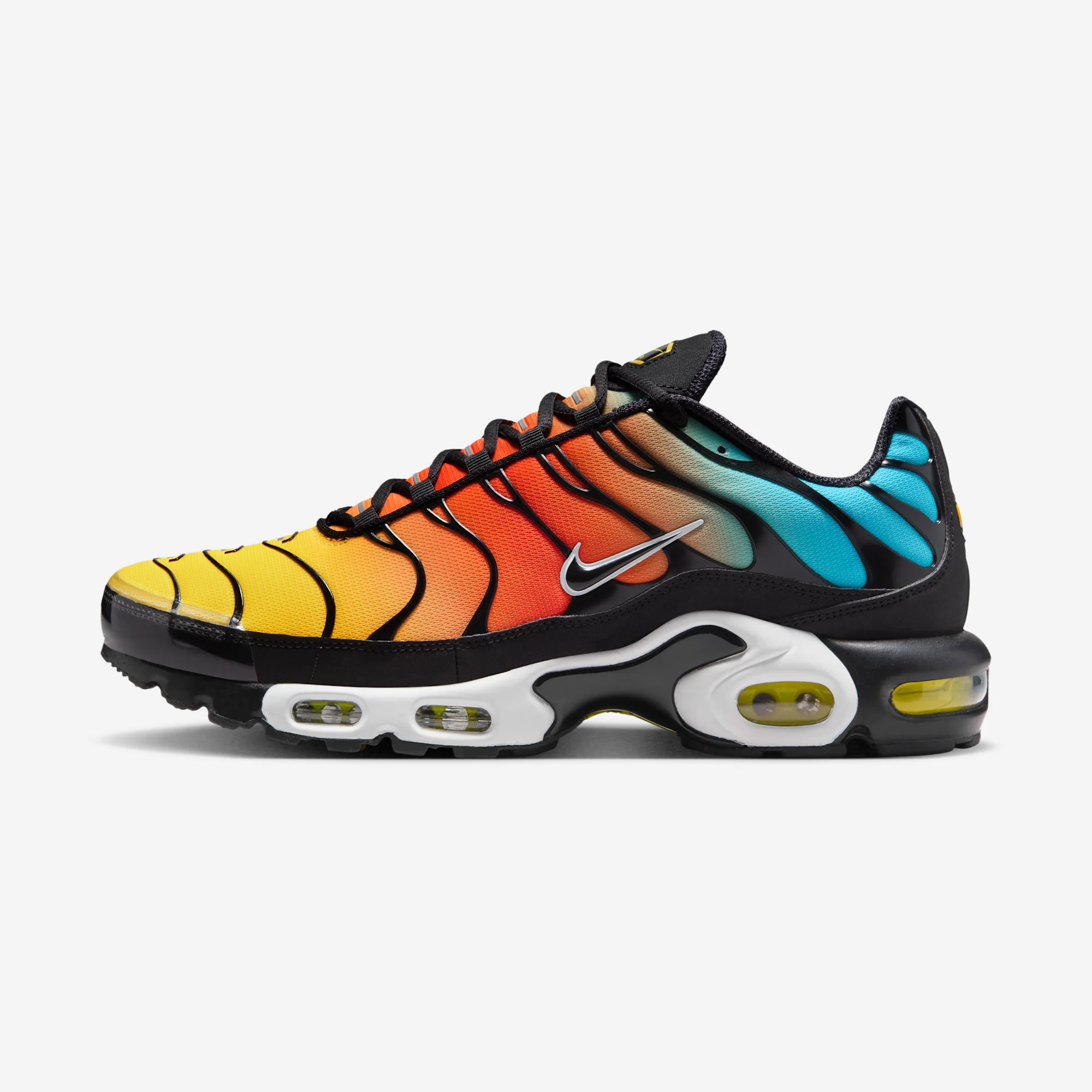 Nike Air Max Plus SC "Baltic Blue / Safety Orange" Black/Black/Baltic Blue/Safety Orange/Opti Yellow/Metallic Silver