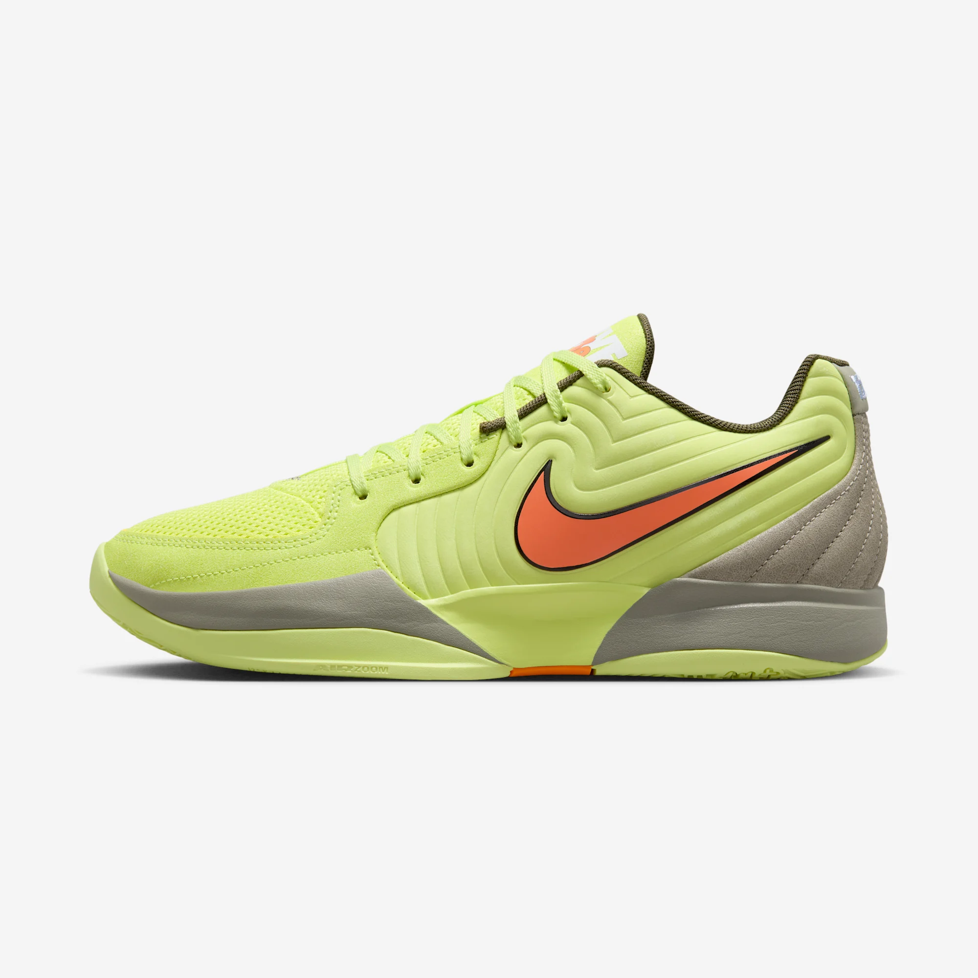 Nike Ja 2 "Twelve Time" Light Lemon Twist/Total Orange/Light Army/Cargo Khaki
