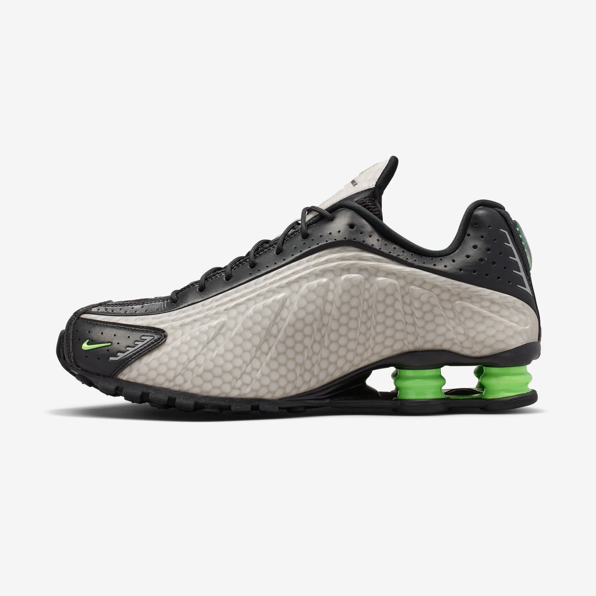 Nike Shox R4 SP "Grey Haze & Lime Glow" Grey Haze/Lime Glow/Black/Metallic Silver