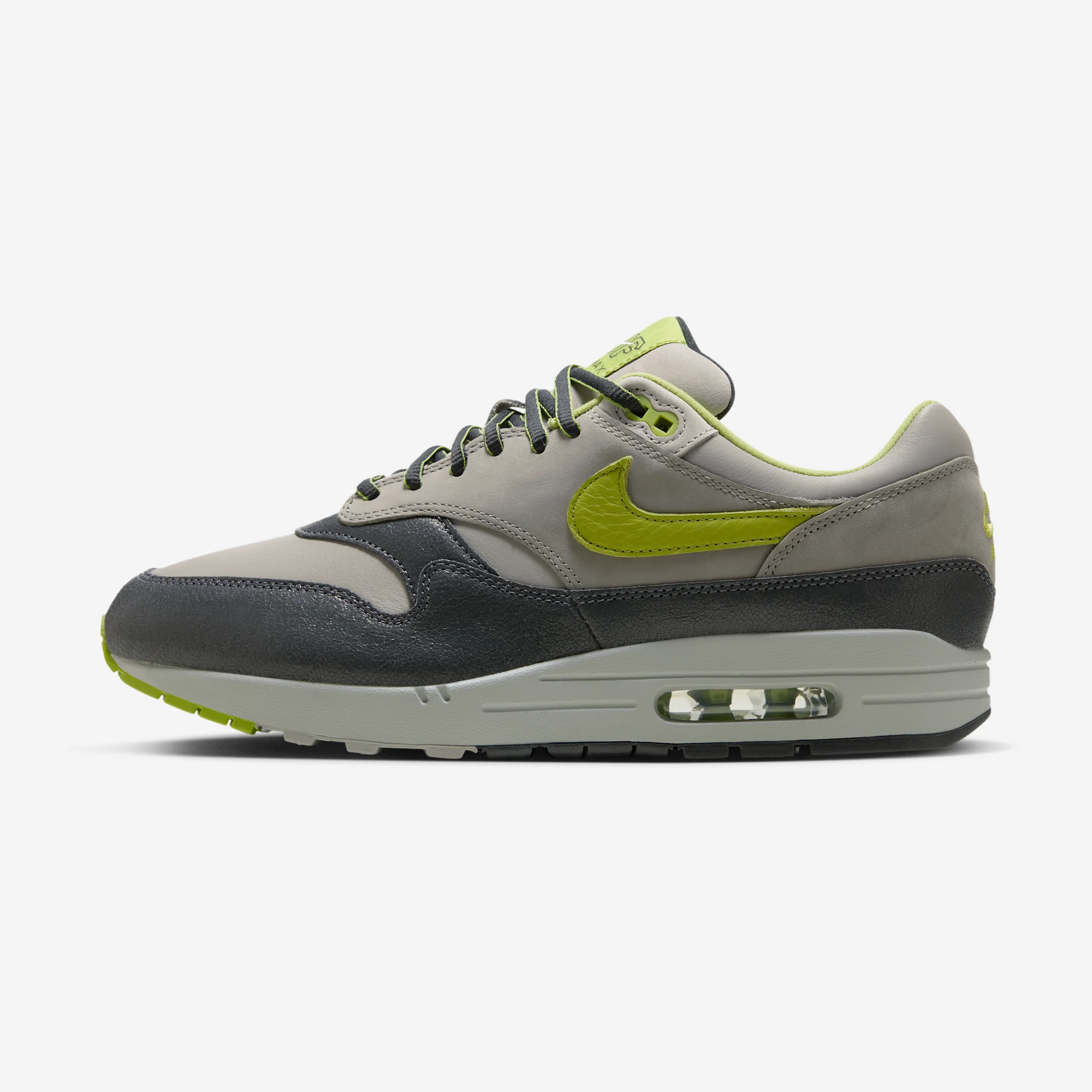 HUF x Nike Air Max 1 “Anthracite / Pear” 2024 Anthracite/Medium Grey/Flat Pewter/Pear