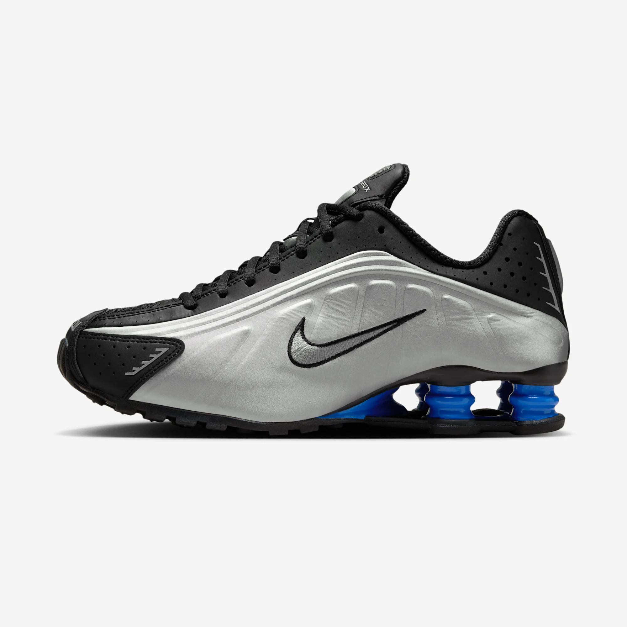 Nike Shox R4 "Black / Metallic / Blue" Black/Metallic Silver/Racer Blue