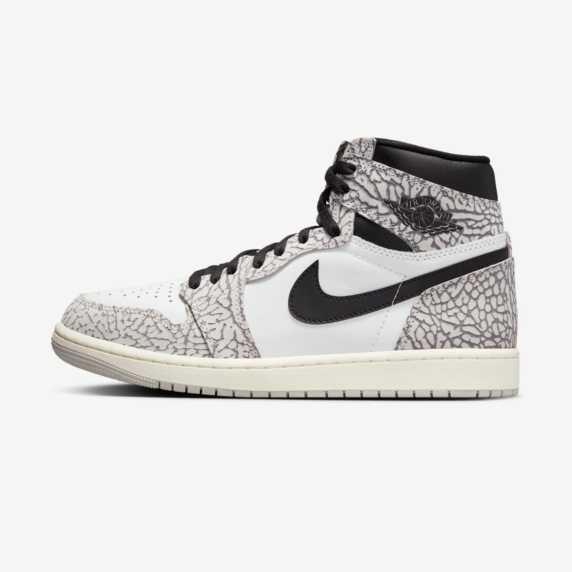 Air Jordan 1 Retro High OG "White Cement" 2023 Grey/Black/White/Muslin