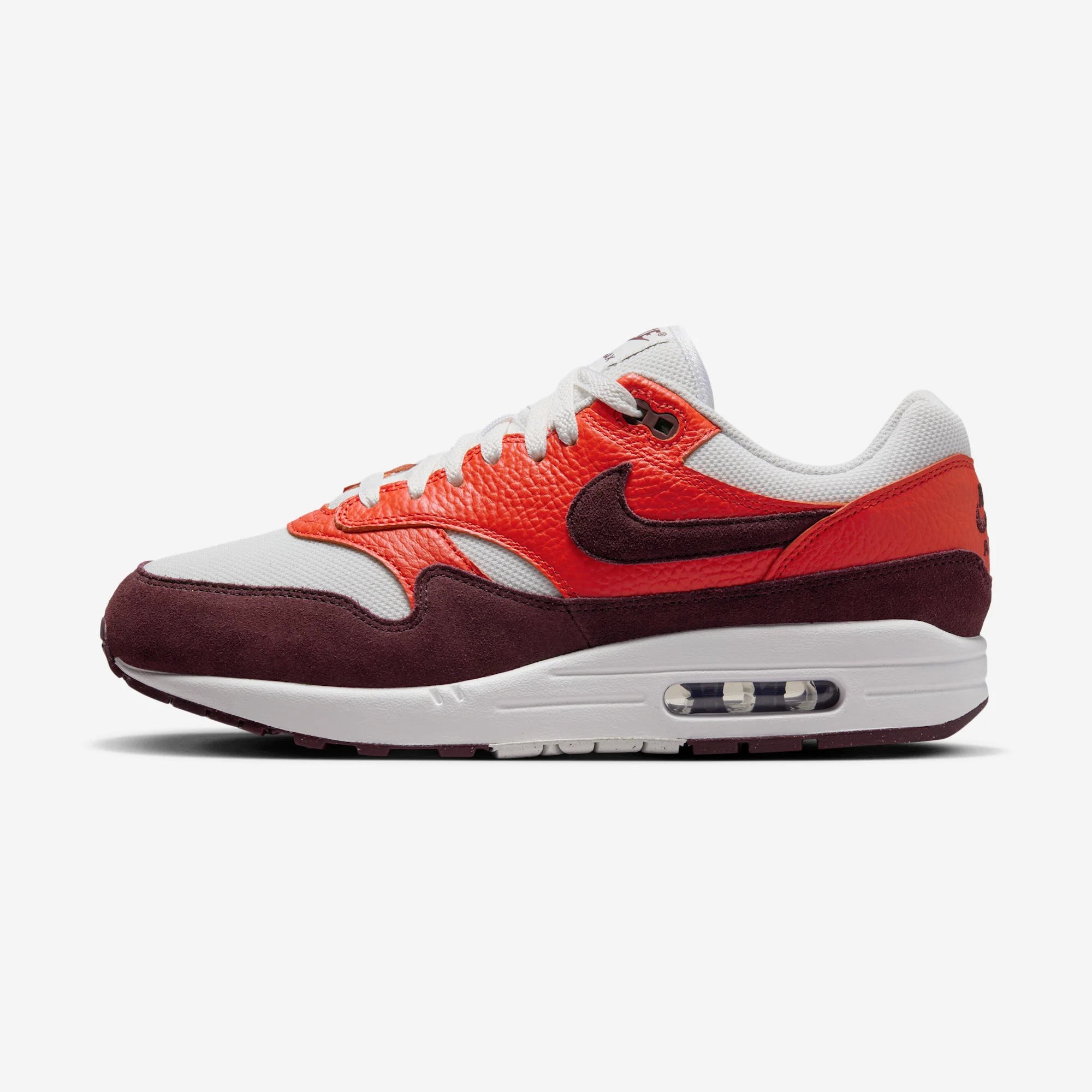 Nike Air Max 1 Essential “Burgundy Crush” 2024 Summit White/Burgundy Crush