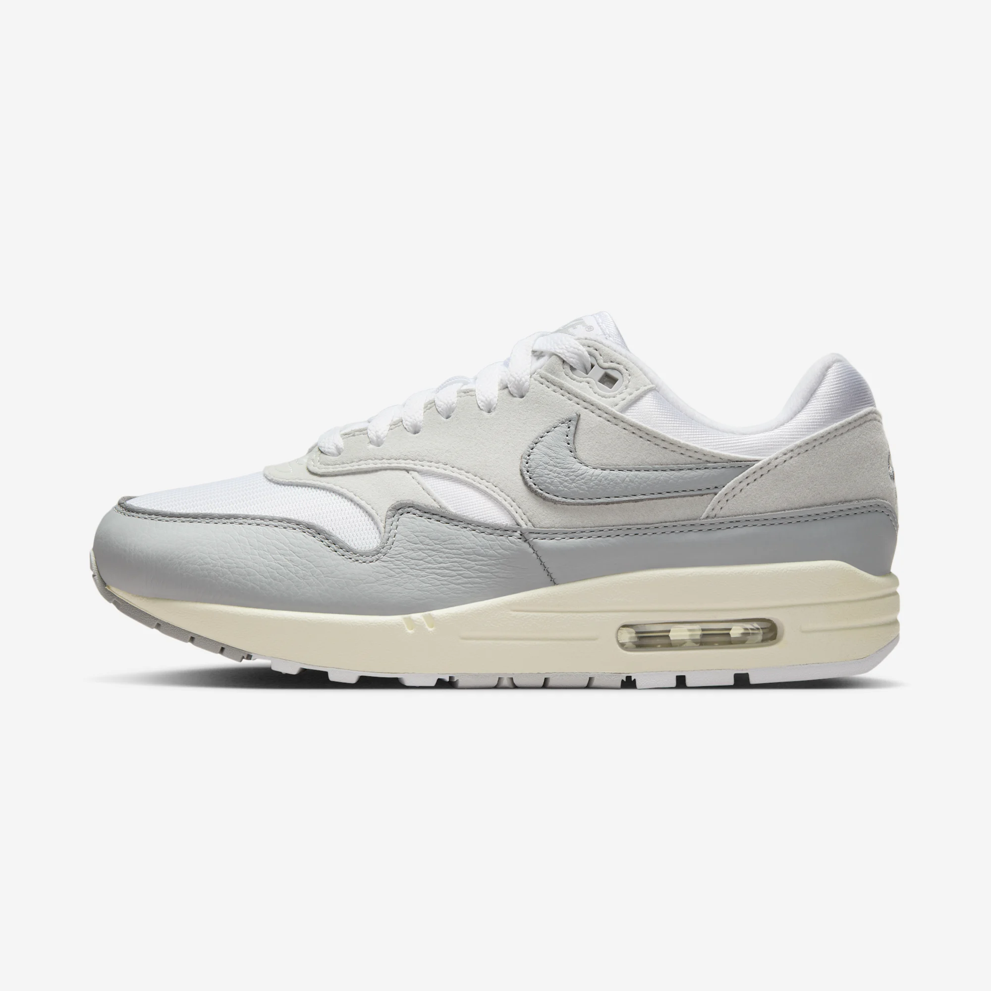 Nike Air Max 1 ’87 "Pure Platinum / Sail" 2024 Pure Platinum/Light Smoke Grey/White/Sail
