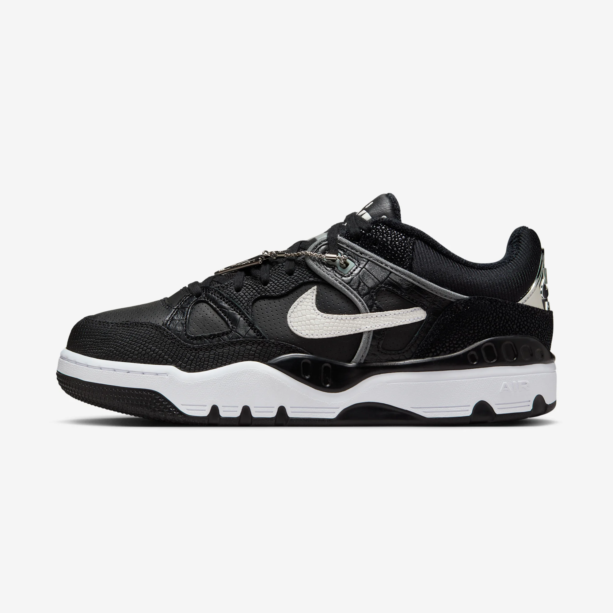 Nigo x Nike Air Force 3 Low "Black" Black/White/Smoke Grey/Metallic Platinum