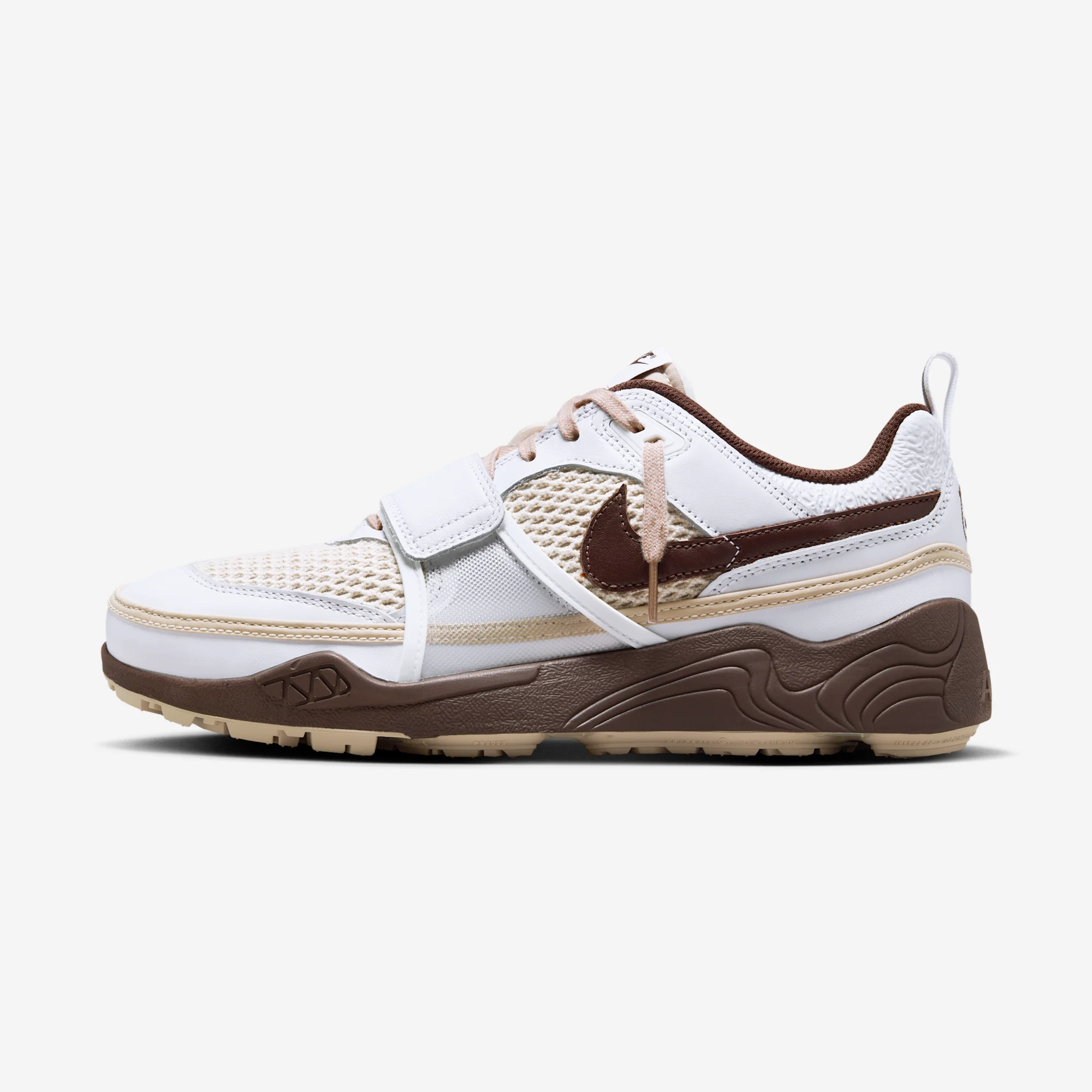 Travis Scott x Nike Zoom Field Jaxx "White / Chocolate" White/Light Chocolate/White