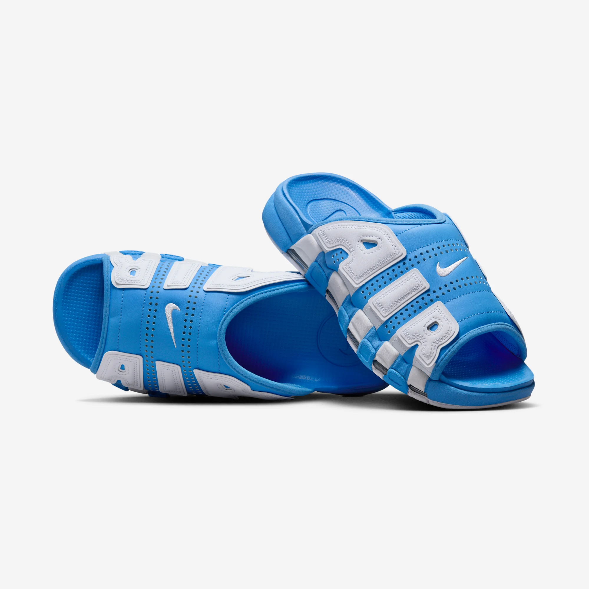 Nike Air More Uptempo Slide "University Blue" 2024 University Blue/White/University Blue