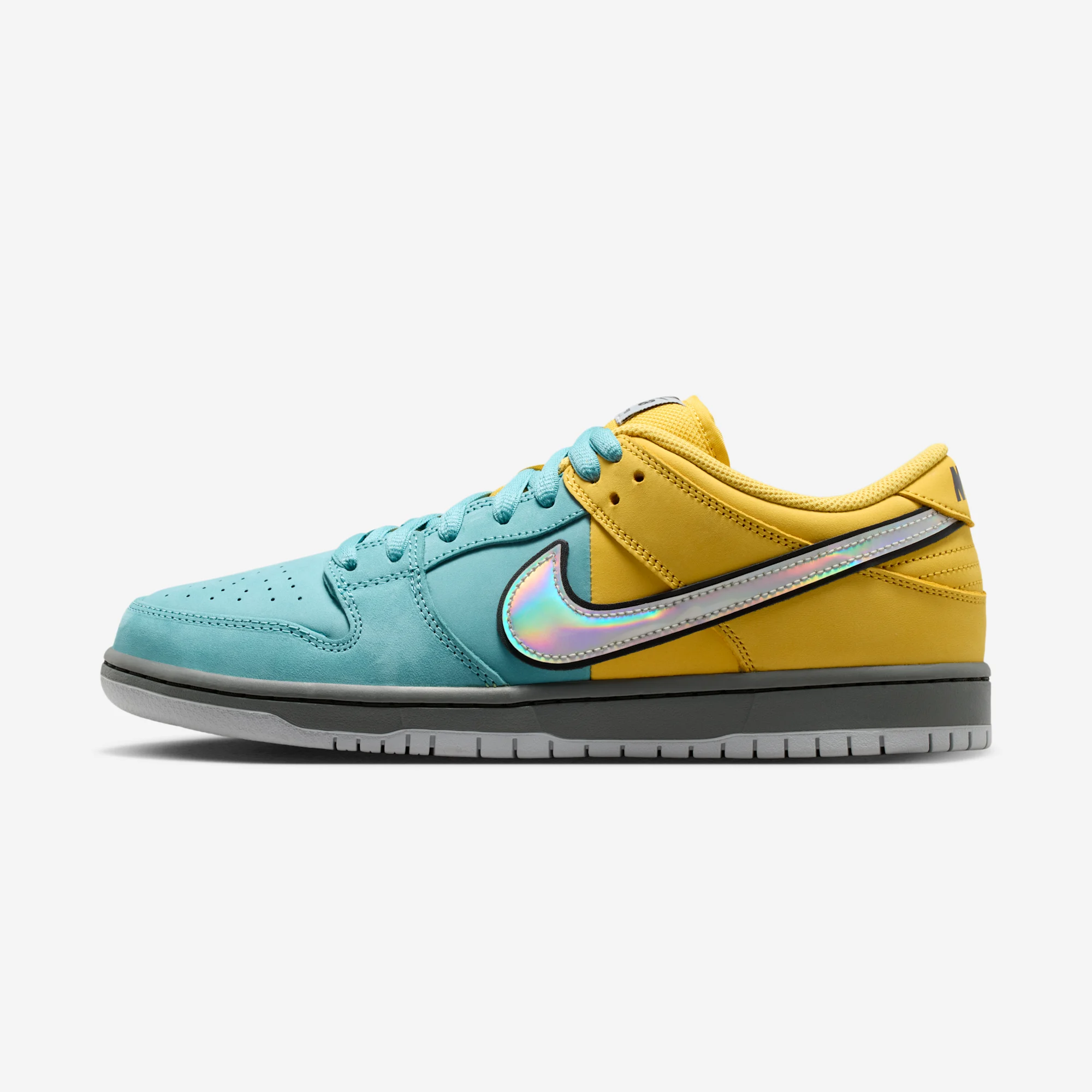 Nike SB Dunk Low Pro "MUNI" Lightening/Wolf Grey/Denim Turqoise/Iron Grey/Black