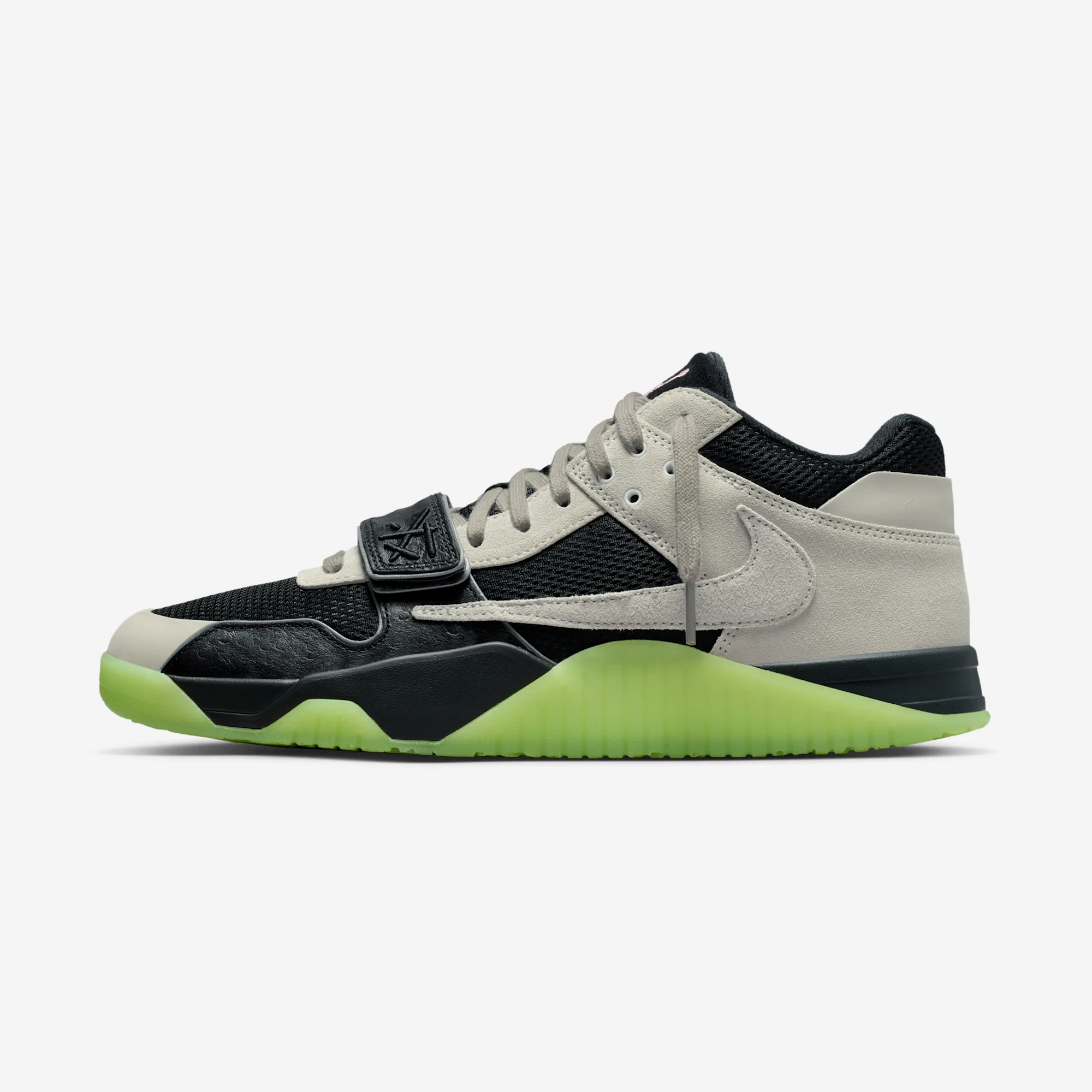 Travis Scott x Chase B x Jordan Jumpman Jack "Night Silver" Black/Night Silver/Anthracite/Illusion Green/Coral Chalk