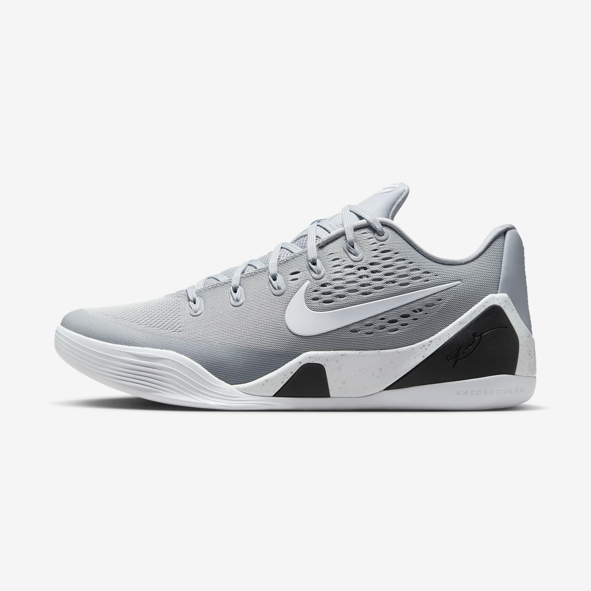 Nike Kobe 9 Elite Protro Low TB "Grey" Wolf Grey/White/White