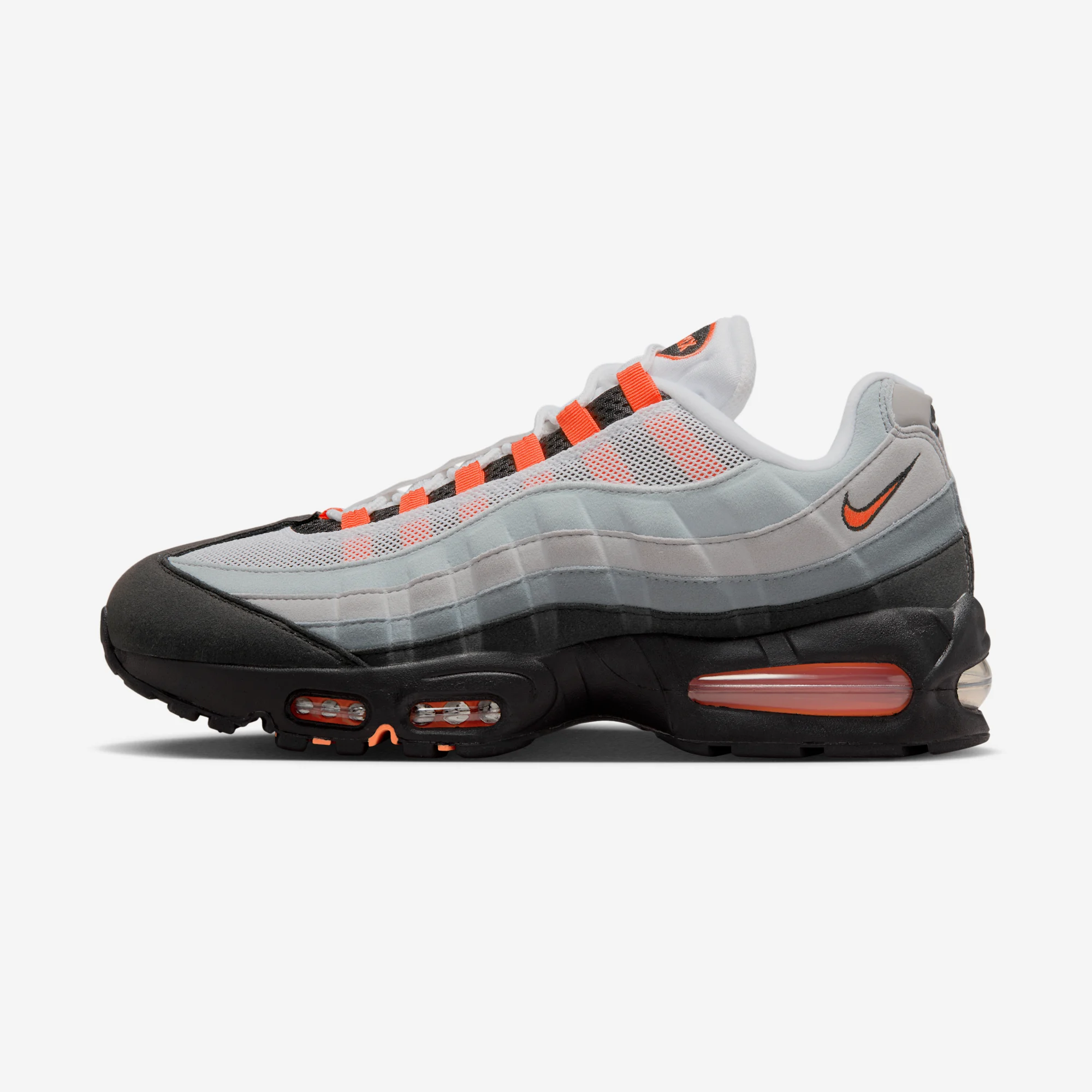 Nike Air Max 95 OG Big Bubble "Bright Mandarin" Black/Bright Mandarin/Cool Grey/White