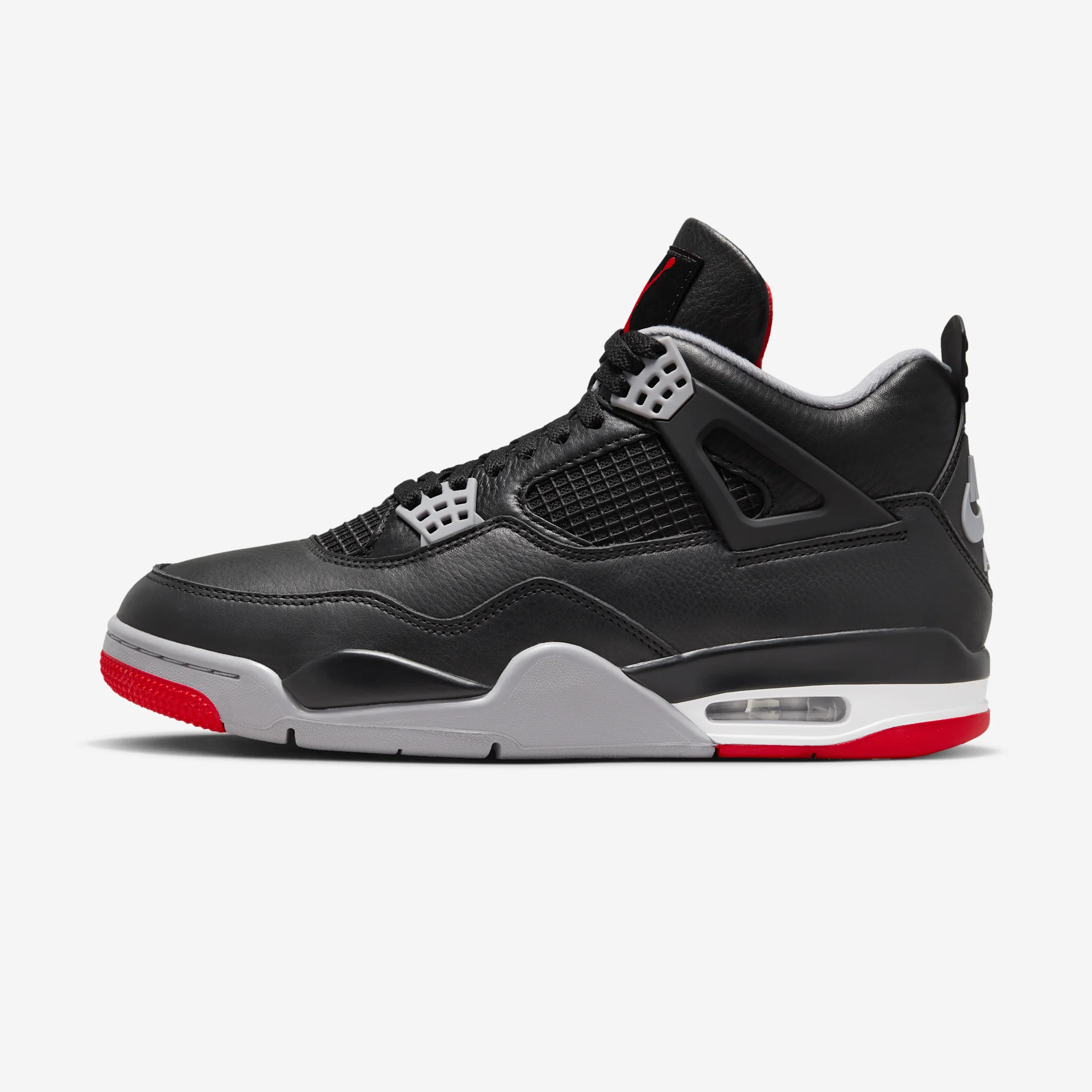 Air Jordan 4 Retro "Bred Reimagined" 2024 Black/Fire Red/Cement Grey/Summit White