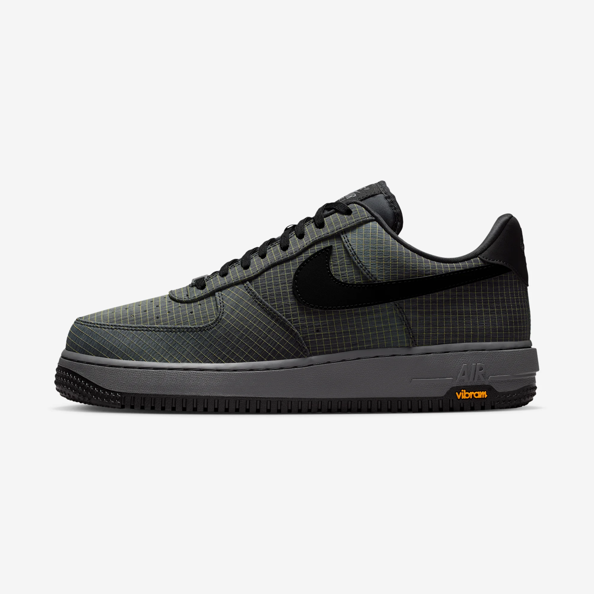 Vibram x Nike Air Force 1 Low LX "Black" Pencil Point/Black/Off Noir/Speed Yellow